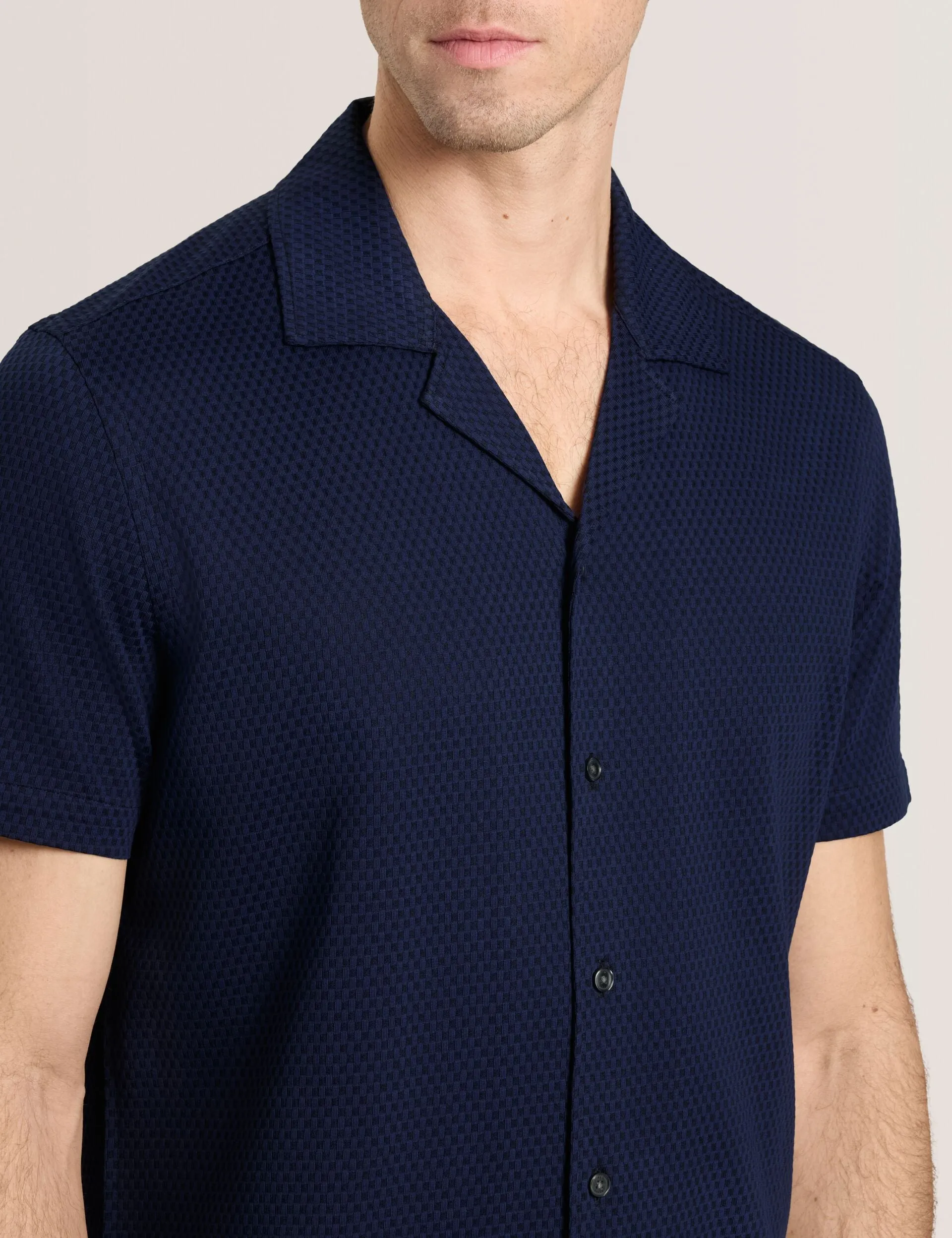 CAMP SHIRT | NAVY sold by Ted Baker product image thumbnail 4