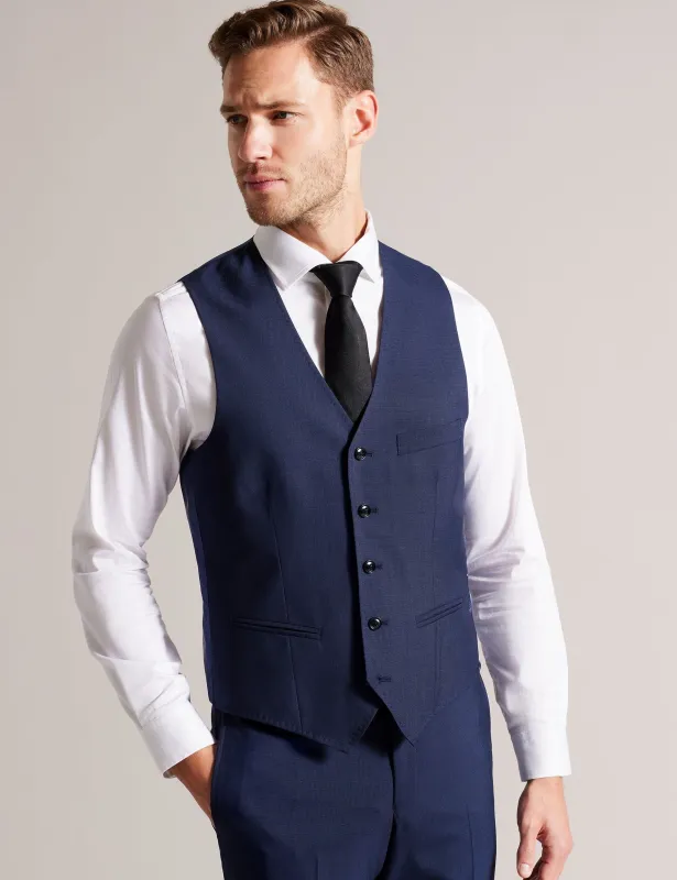 CORE WAISTCOAT | BRIGHT BLUE made by Ted Baker