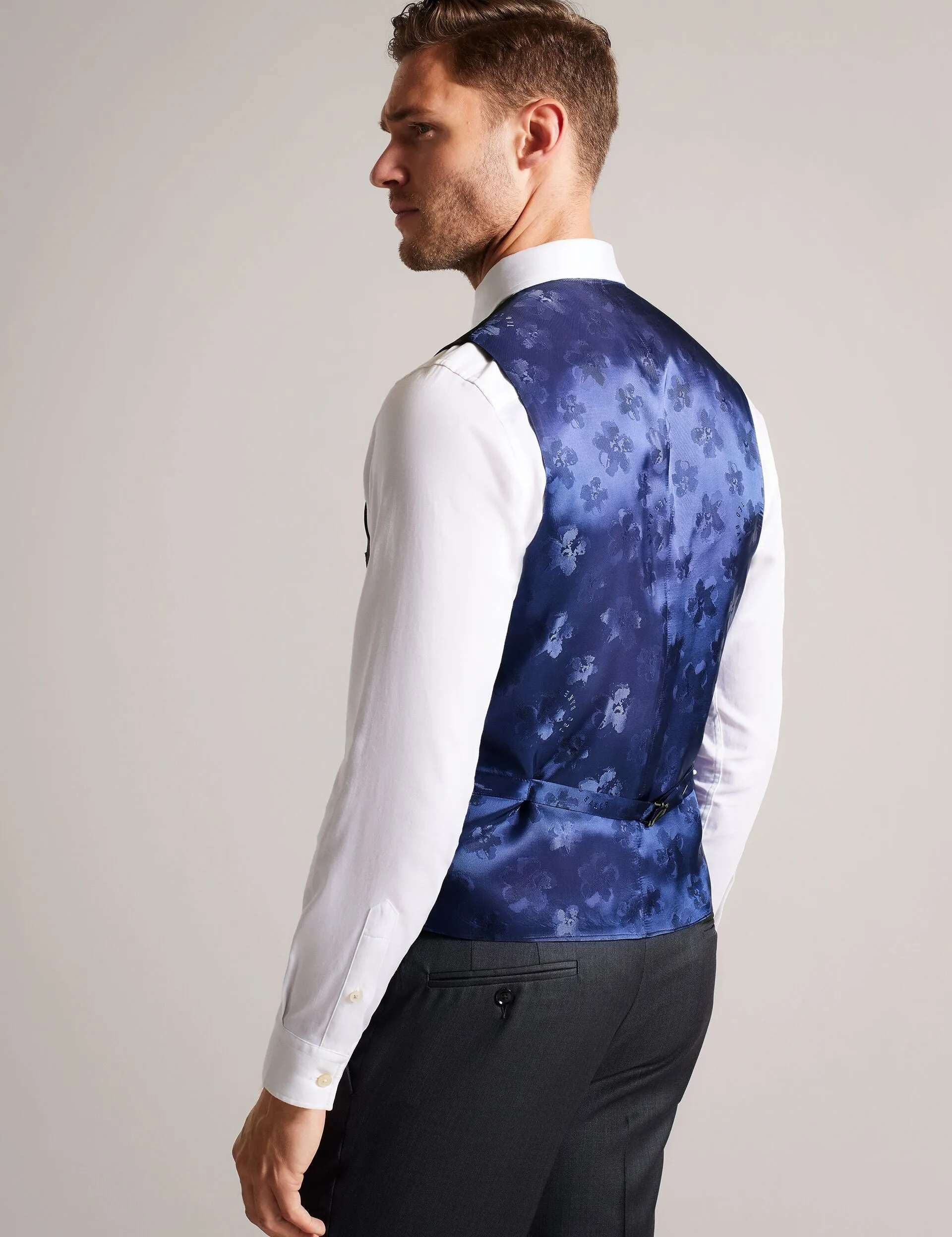 CORE WAISTCOAT | GREY sold by Ted Baker product image thumbnail 5