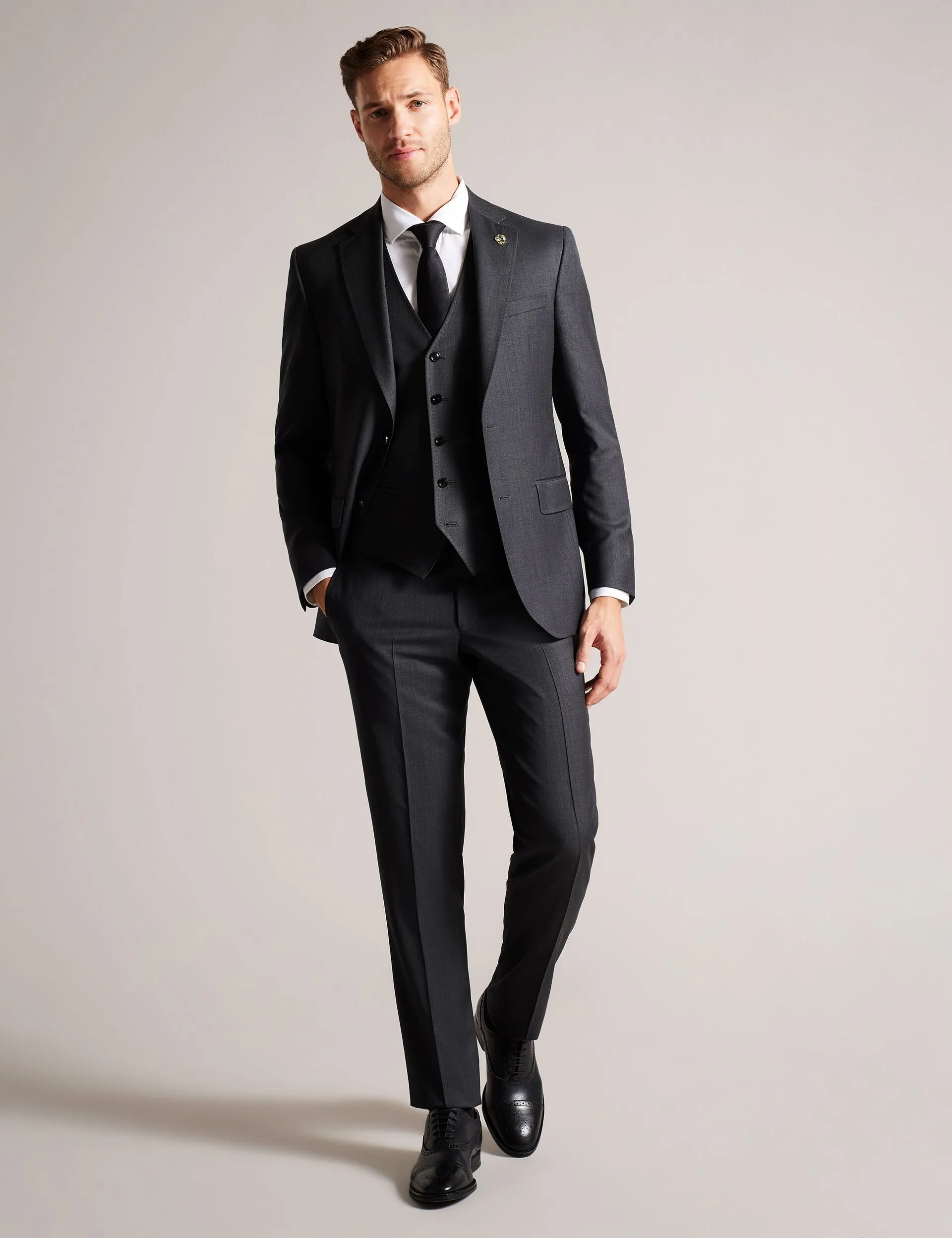 CORE WAISTCOAT | GREY sold by Ted Baker product image thumbnail 2