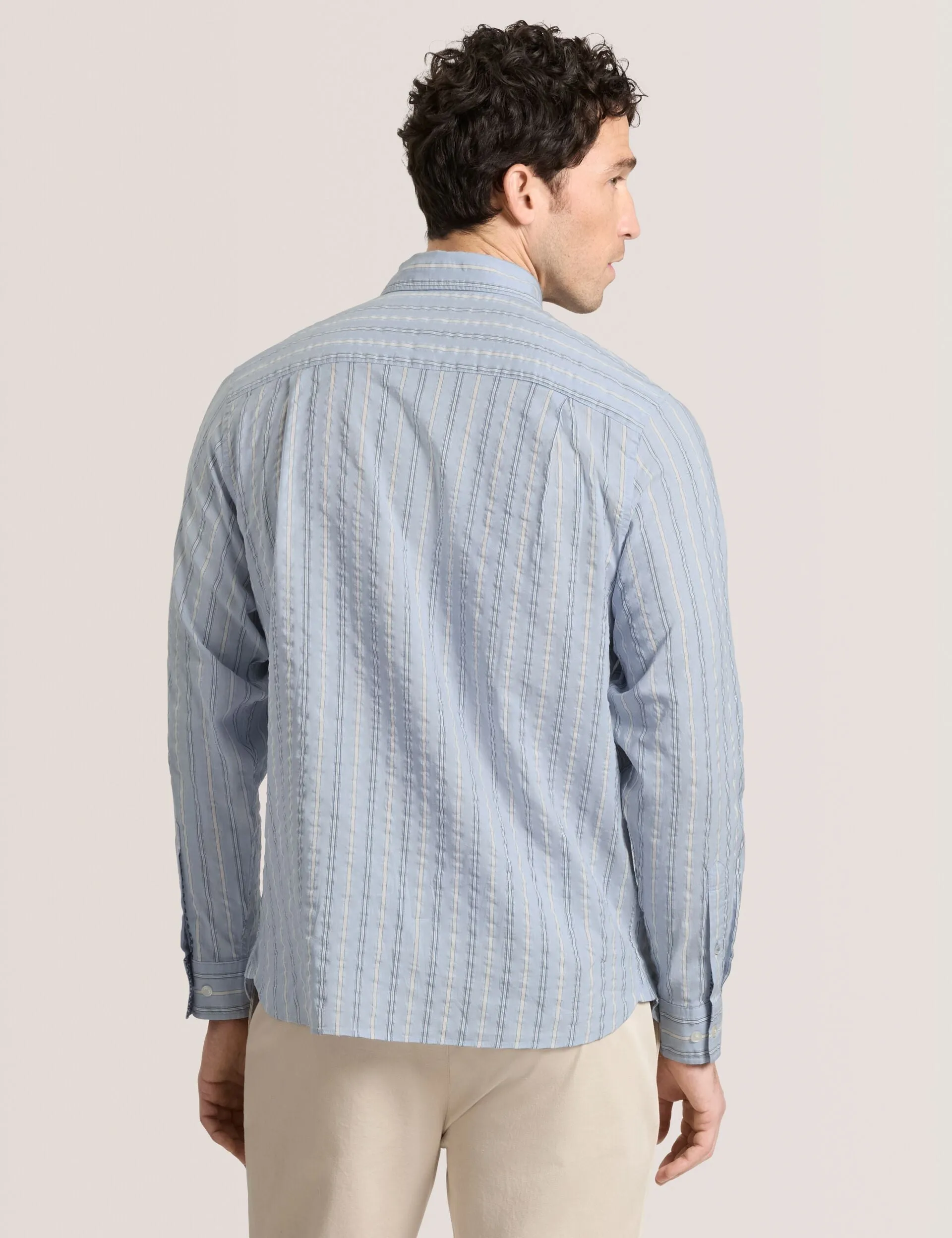 STRIPE SHIRT | LIGHT BLUE sold by Ted Baker product image thumbnail 5