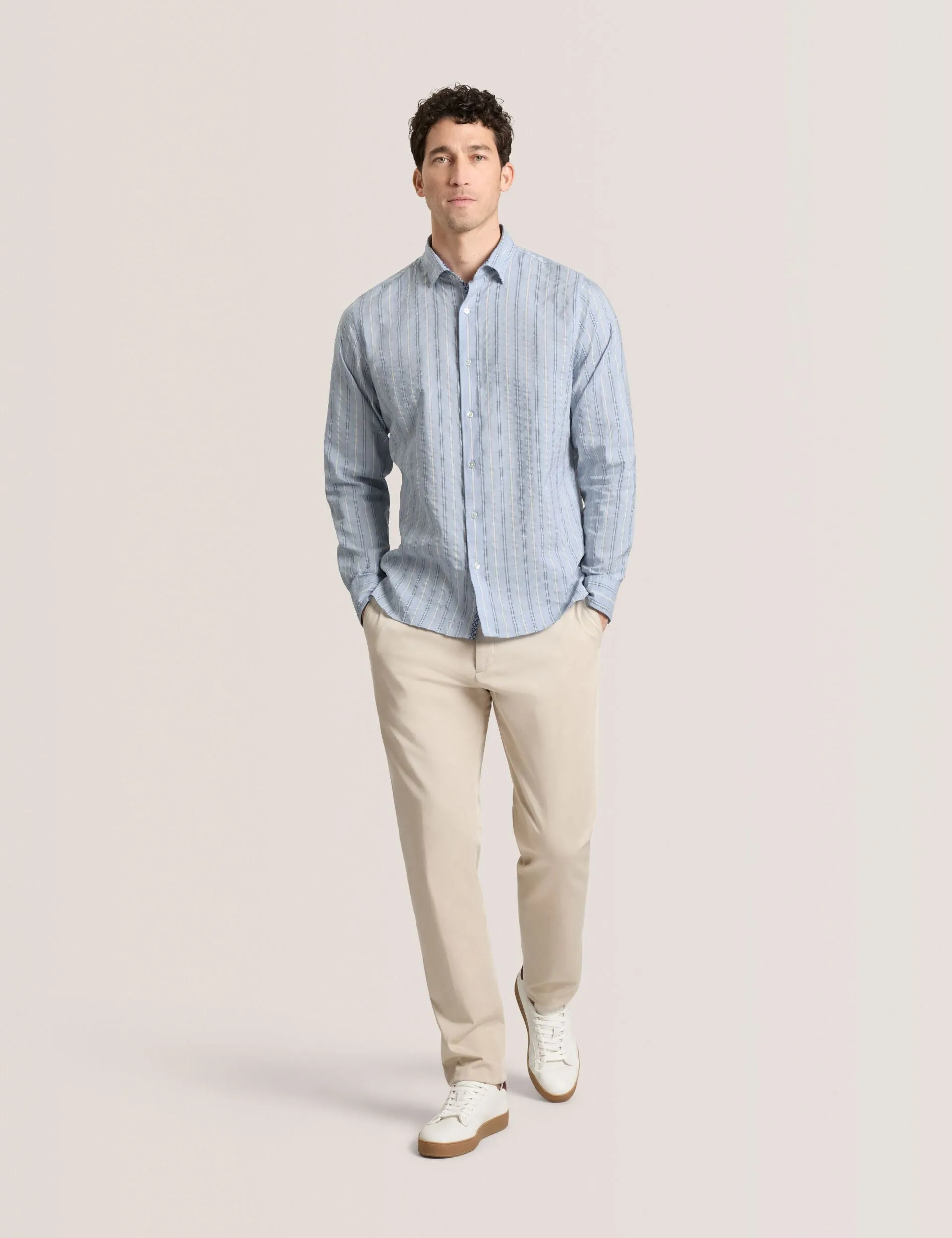 STRIPE SHIRT | LIGHT BLUE sold by Ted Baker product image thumbnail 2