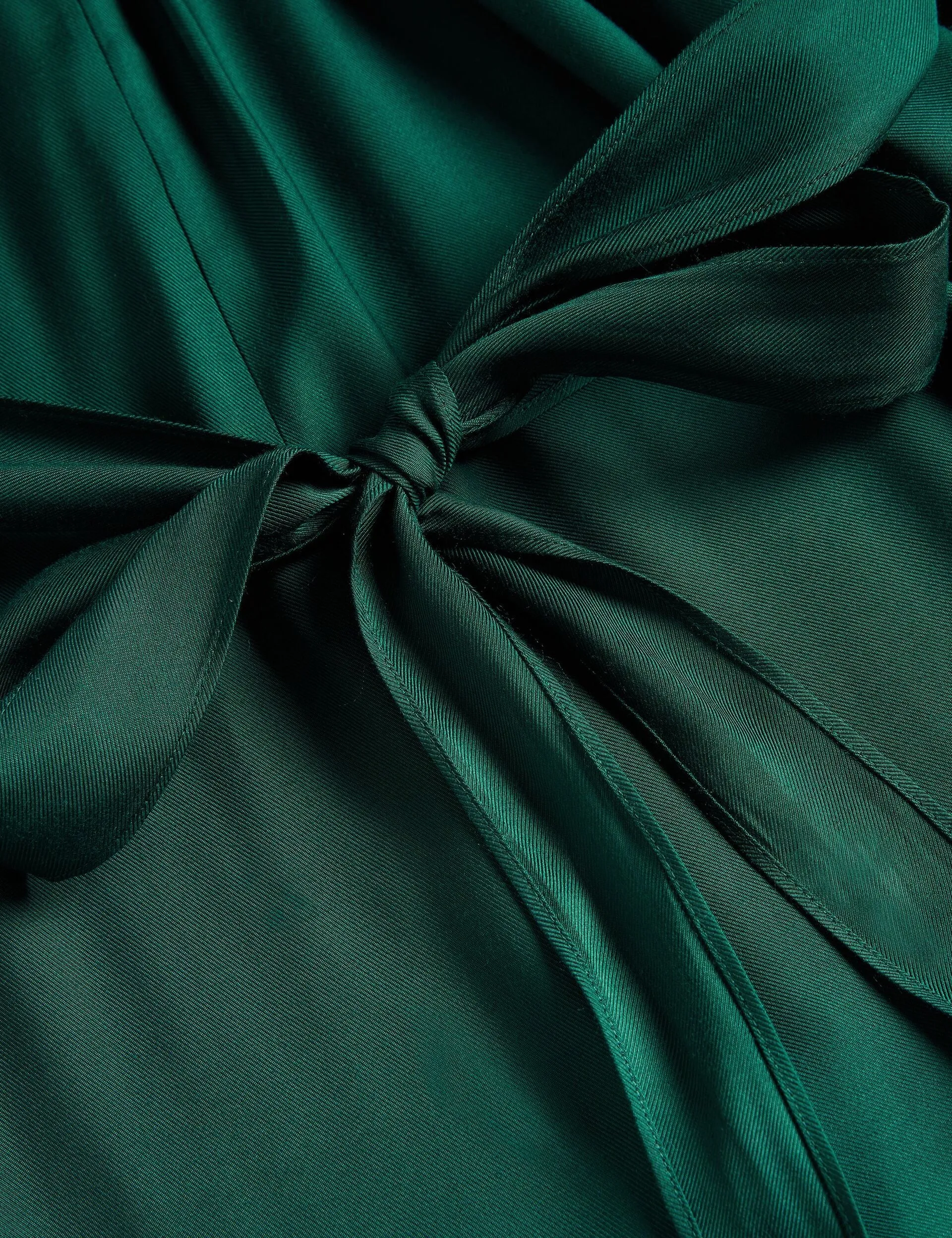 HALTER NECK JUMPSUIT WITH WRAP BODICE | DARK GREEN sold by Ted Baker product image thumbnail 3