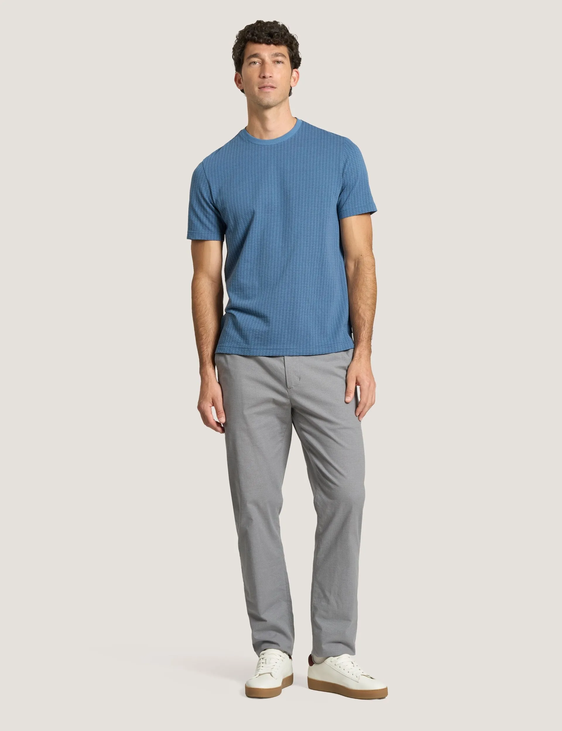 JACQUARD TEE | MID BLUE sold by Ted Baker product image thumbnail 2