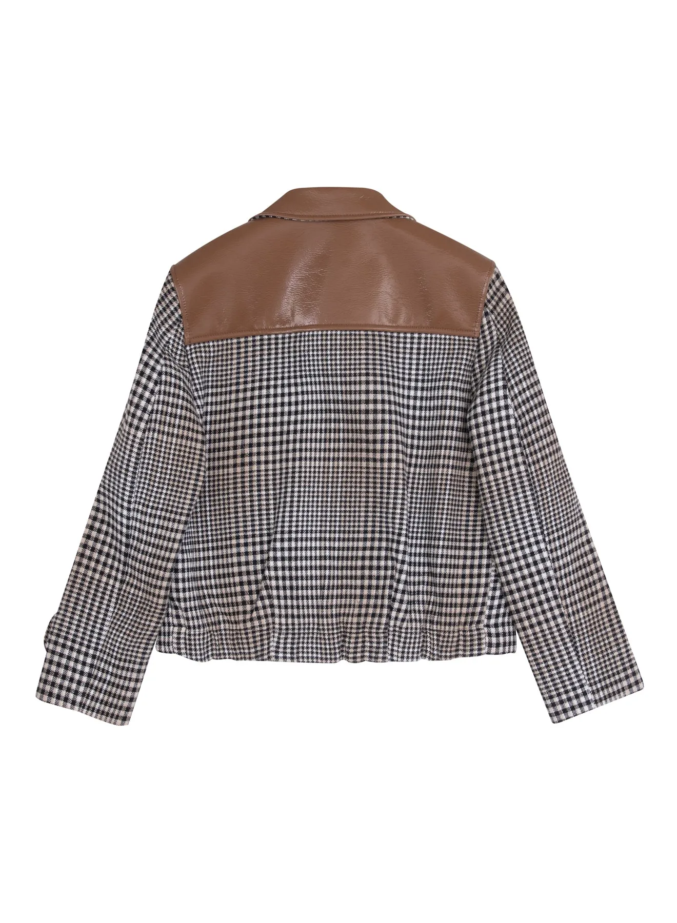 Pied De Poule Cropped Jacket sold by Tela product image thumbnail 2