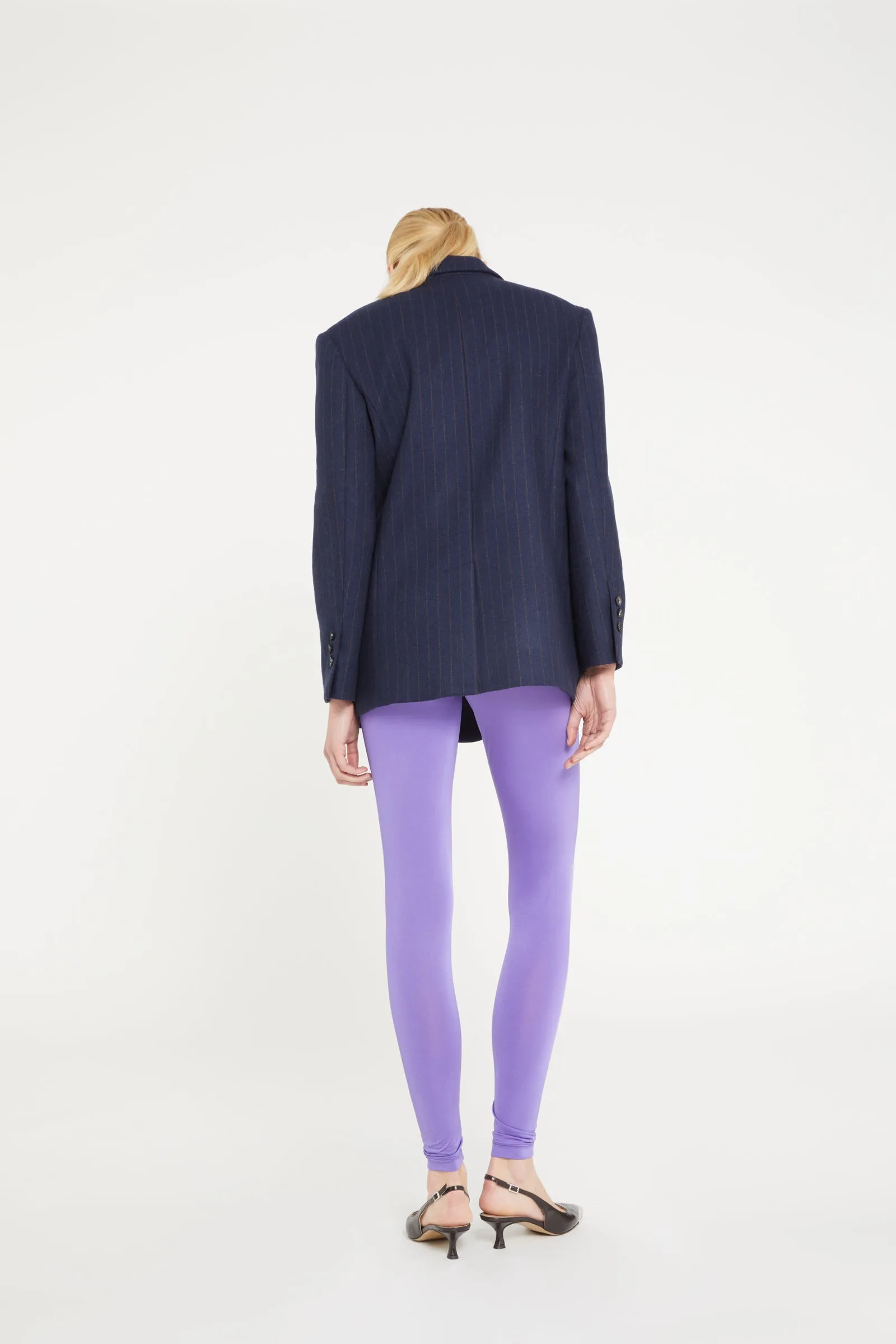 Purple Fitted Leggings sold by Tela product image thumbnail 3