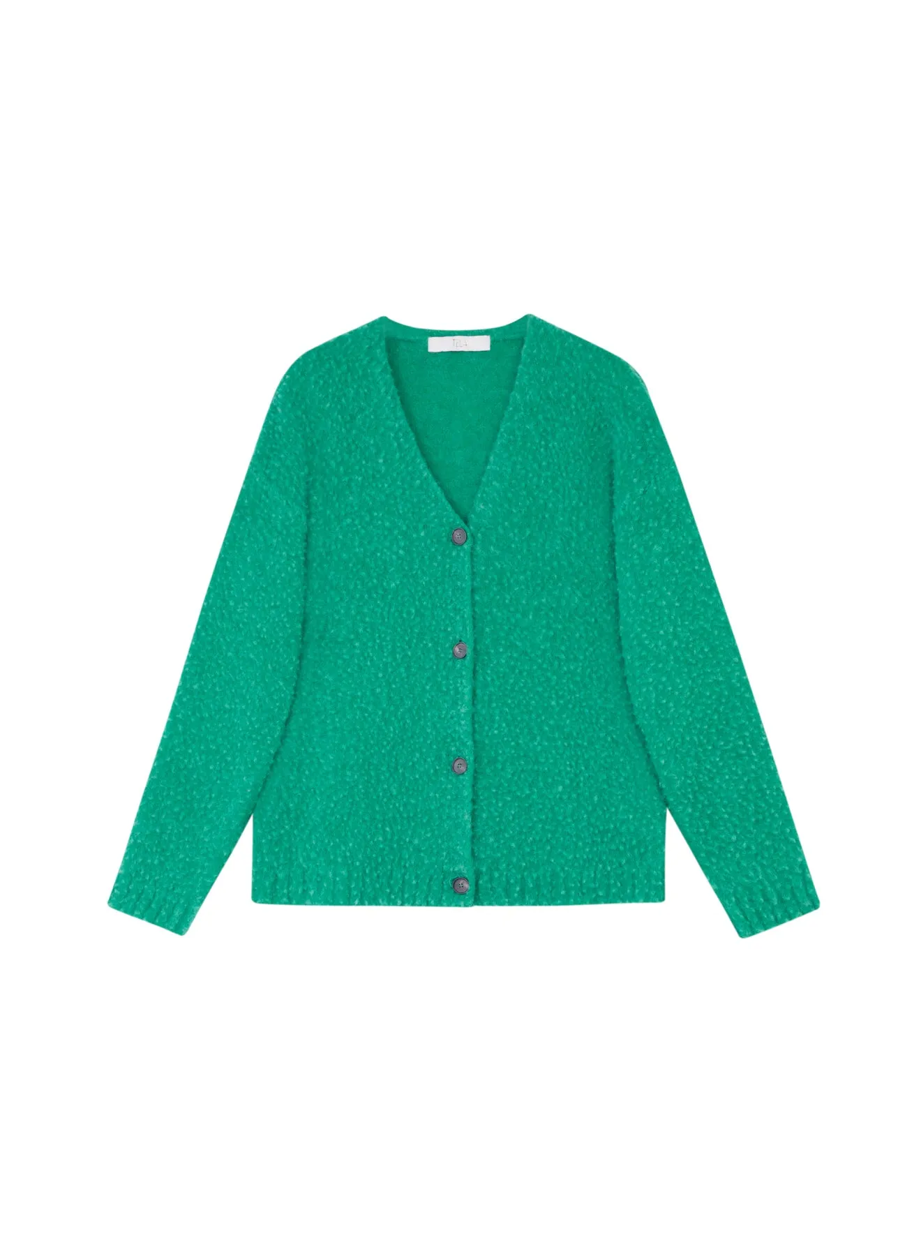 Green Casentino Wool Cardigan sold by Tela
