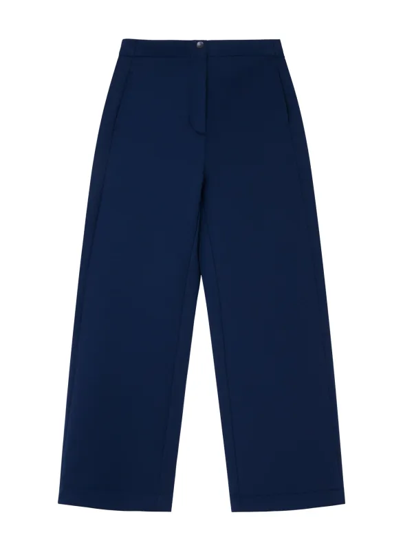 Blue Scuba Jersey Trousers sold by Tela