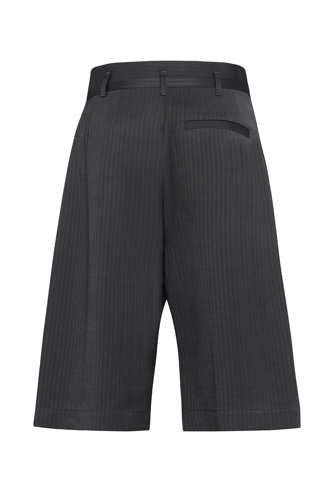 Tailored Graphite Herringbone Bermuda Shorts sold by Tela product image thumbnail 2