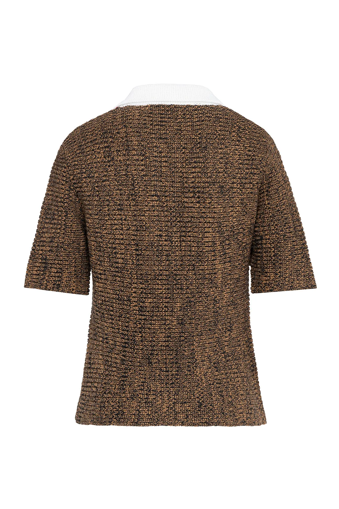 Multicolored Patterned Wool Polo T-Shirt sold by Tela product image thumbnail 2