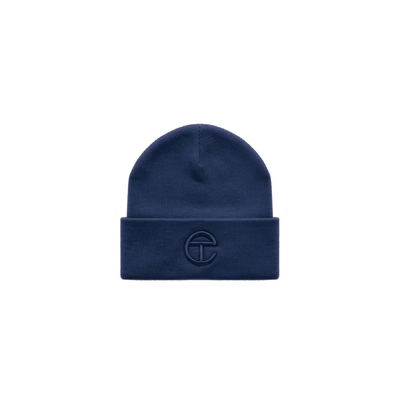 Embroidered Beanie - Navy sold by Telfar