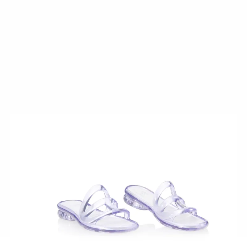 Melissa x Telfar Jelly Slide - Clear sold by Telfar