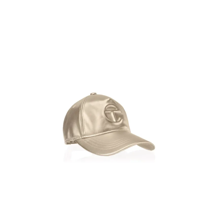 Logo Embossed Hat - Gold made by Telfar