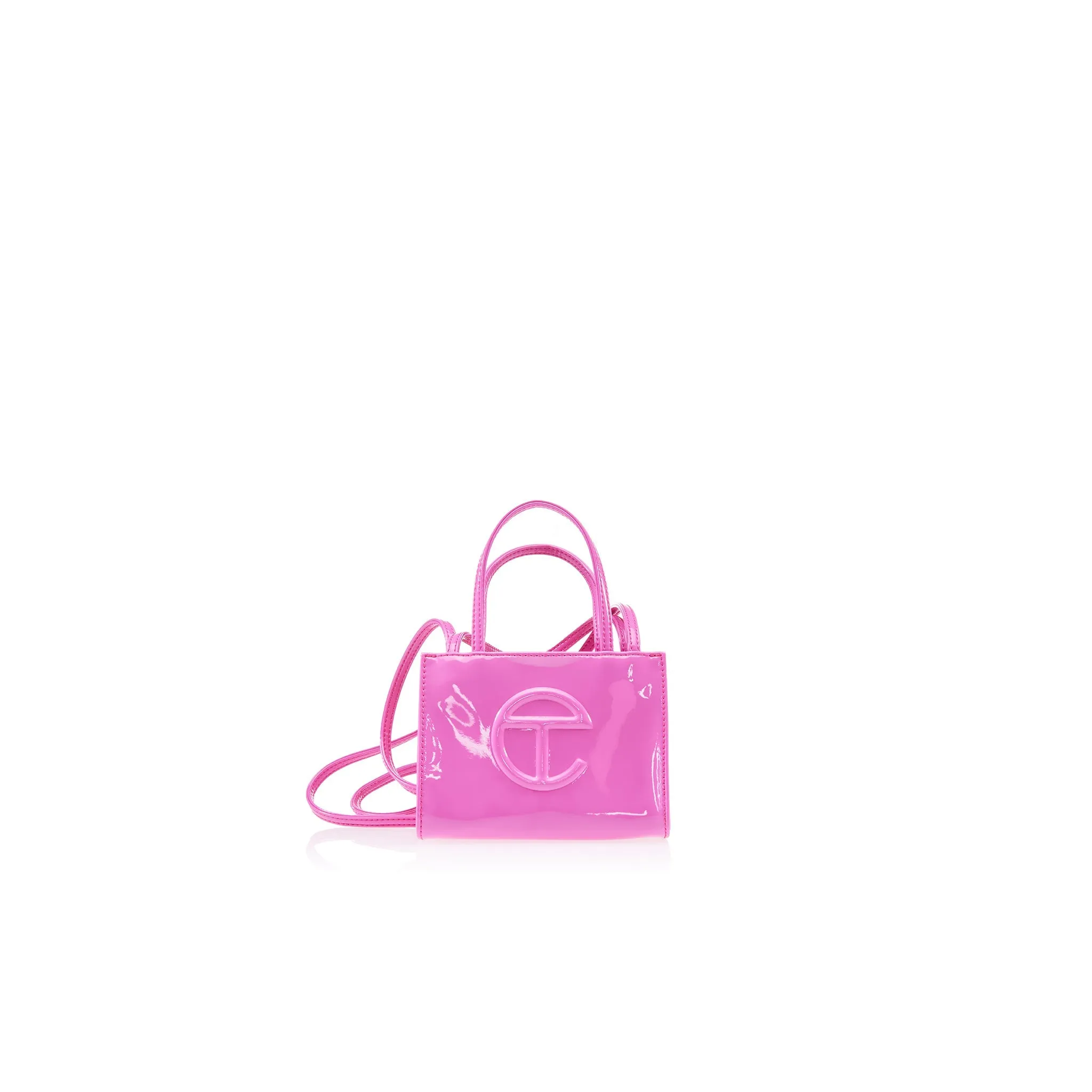 Small Shopping Bag - Pink Patent sold by Telfar