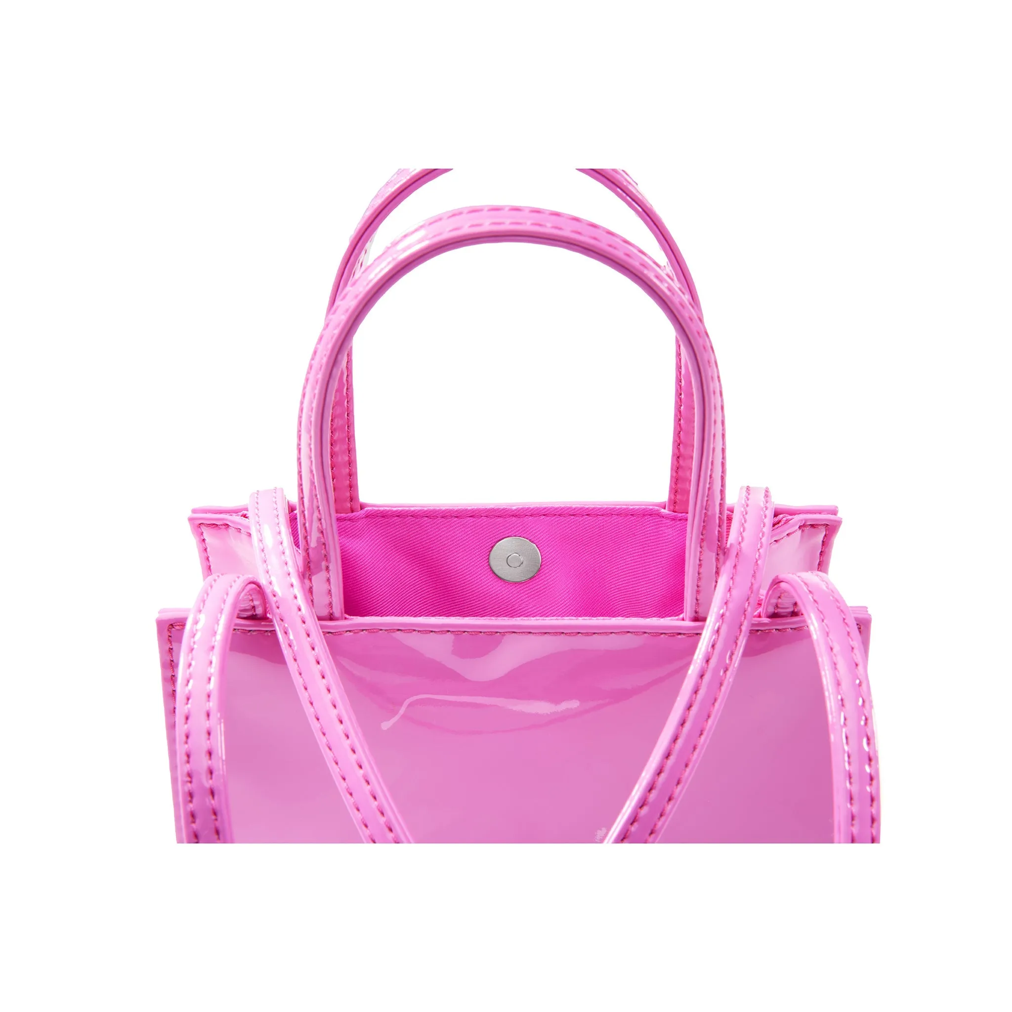 Small Shopping Bag - Pink Patent sold by Telfar product image thumbnail 4