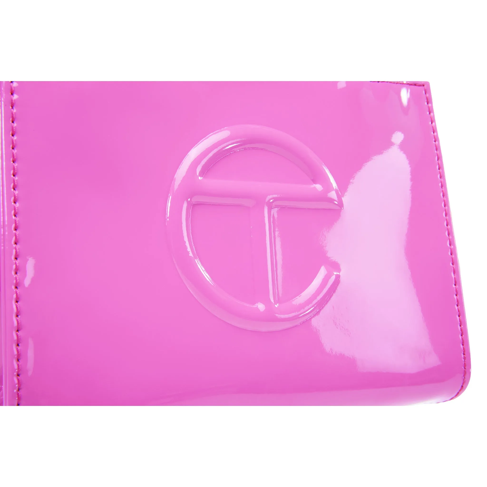 Small Shopping Bag - Pink Patent sold by Telfar product image thumbnail 3