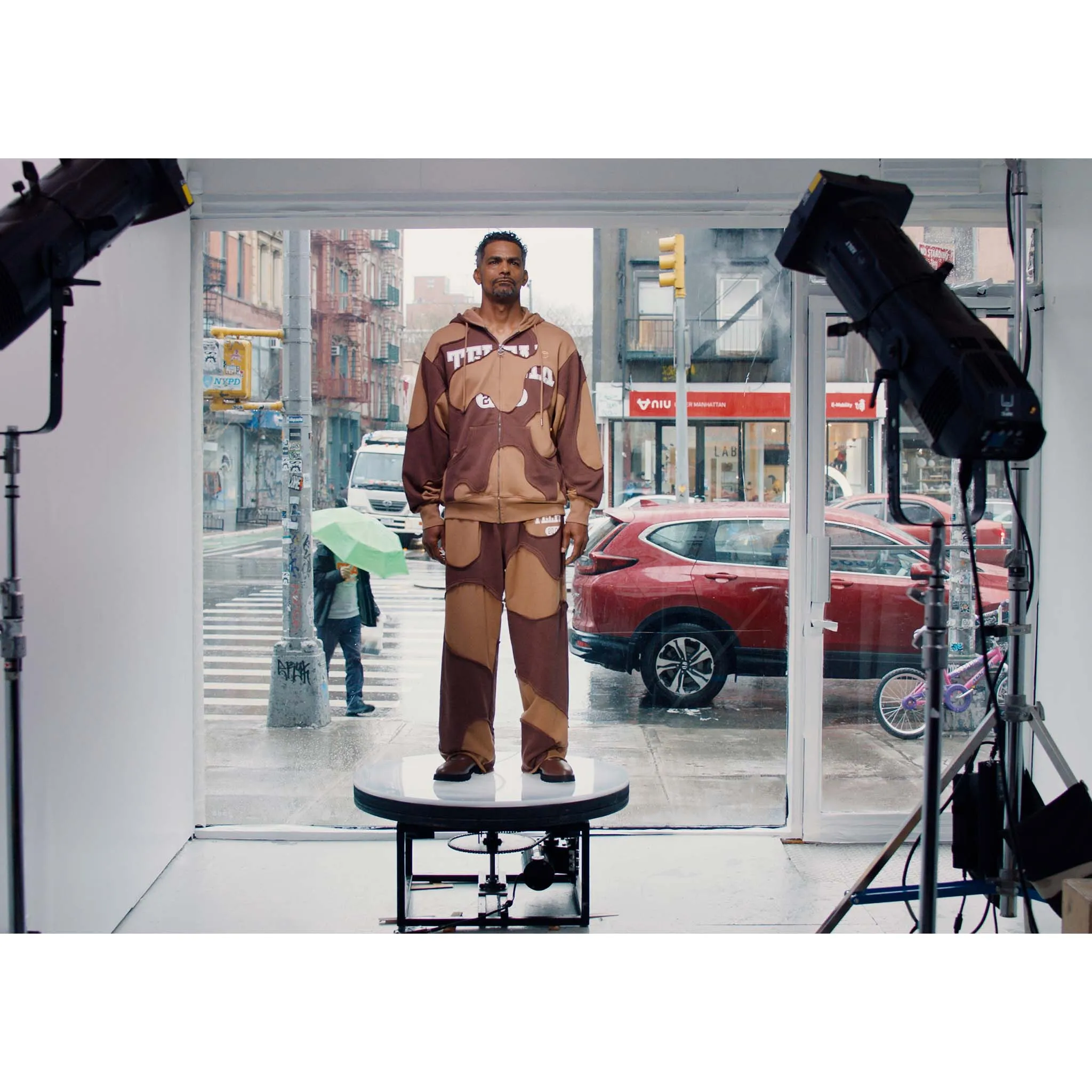 Camo Sweatpant - Chocolate sold by Telfar product image thumbnail 4