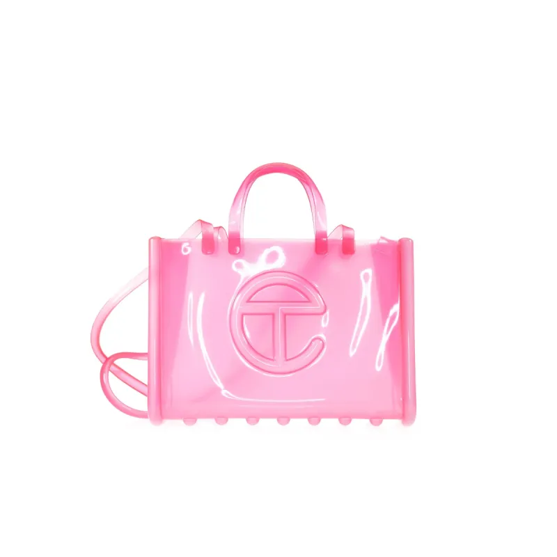 Melissa X Telfar Large Jelly Shopper - Pink sold by Telfar