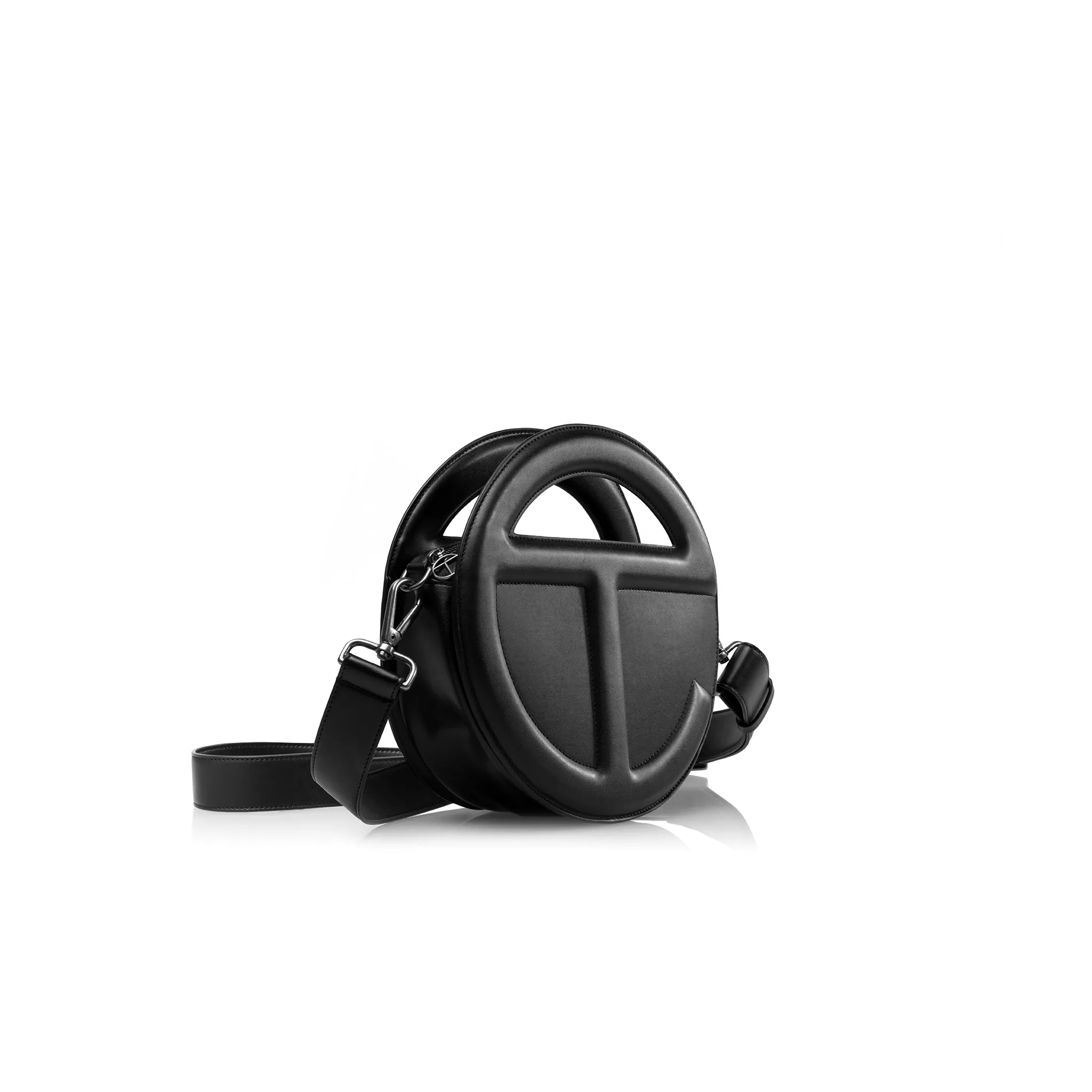 Round Telfar Circle Bag - Black sold by Telfar