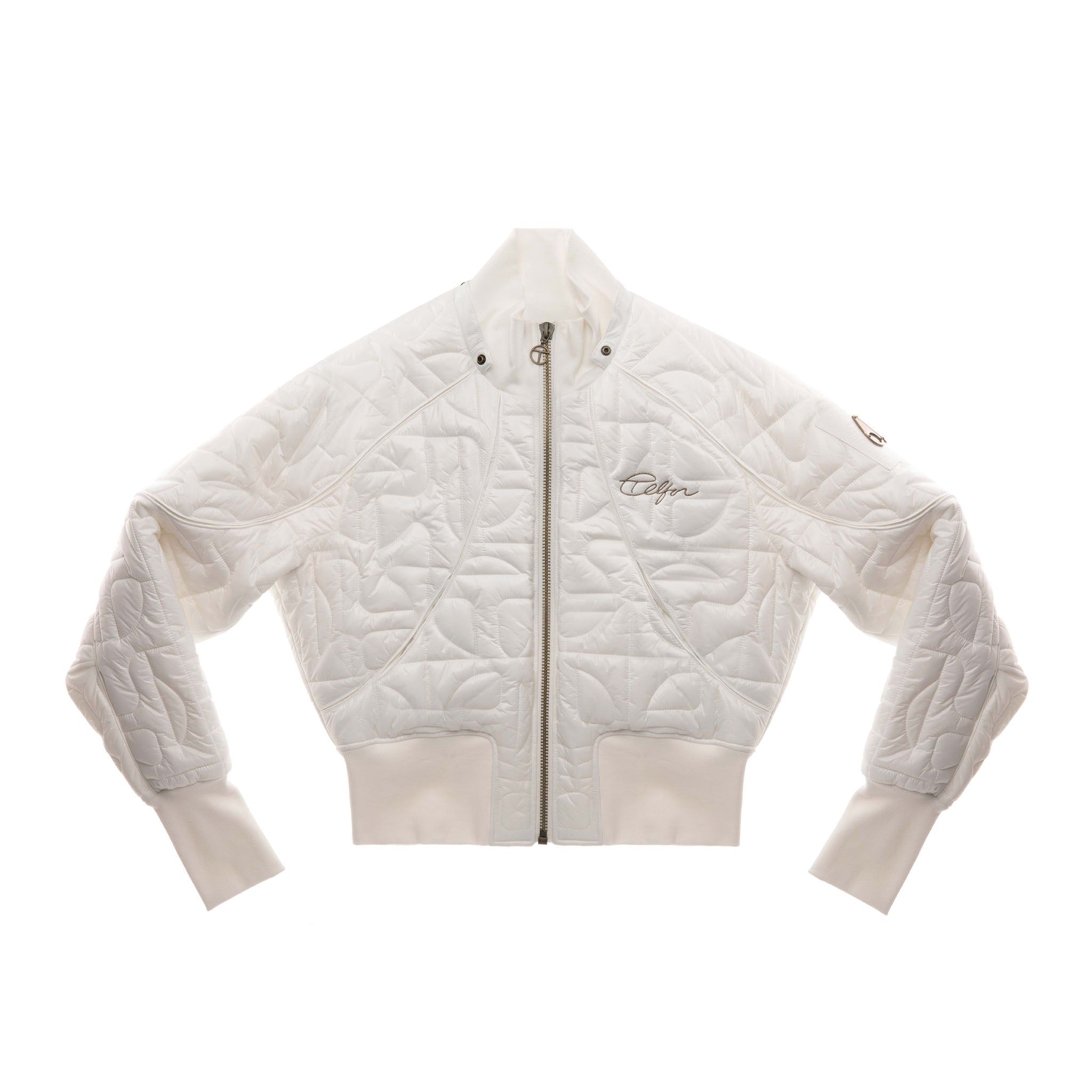 Moose Knuckles x Telfar Quilted Bomber - Pearl/Fox sold by Telfar product image thumbnail 3