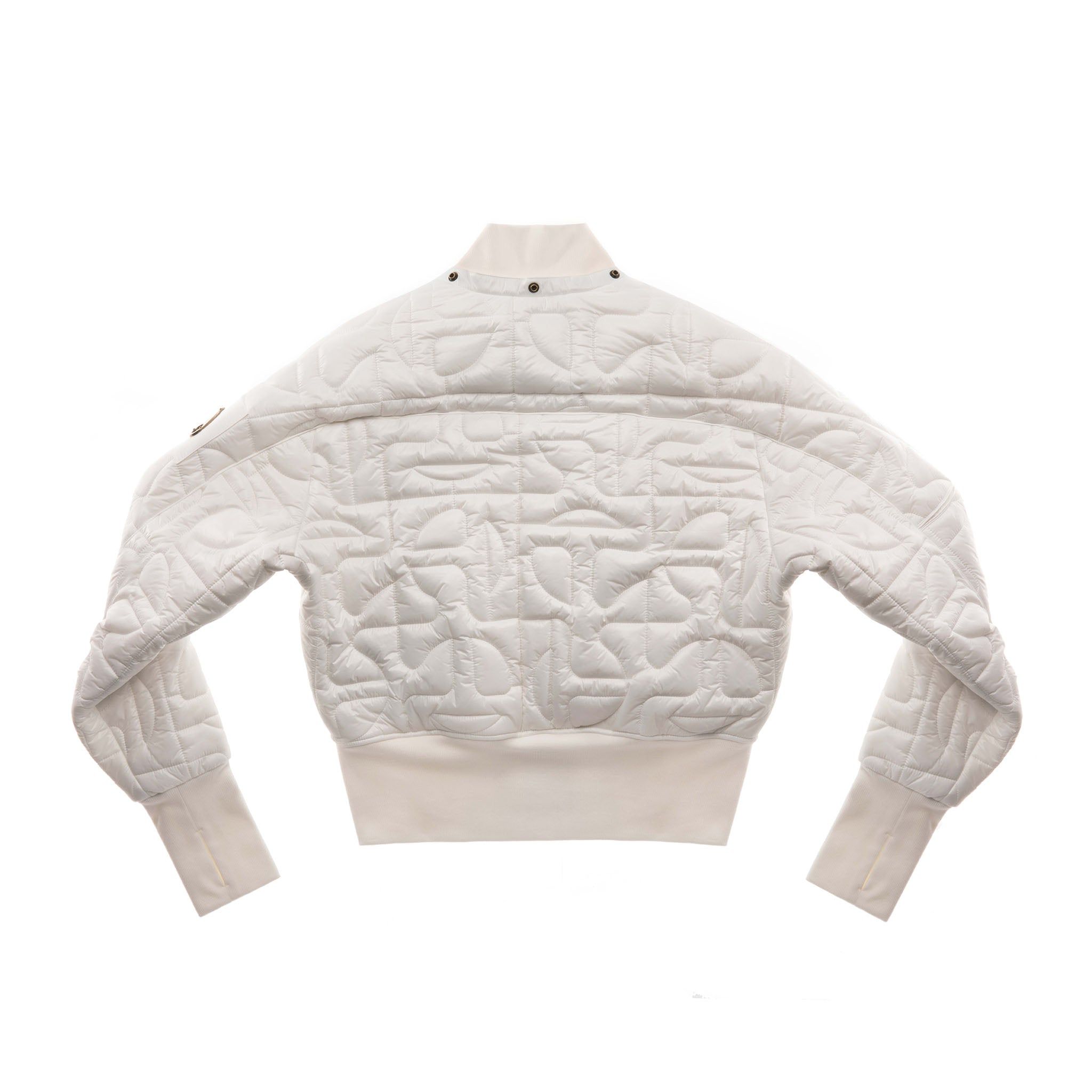 Moose Knuckles x Telfar Quilted Bomber - Pearl/Fox sold by Telfar product image thumbnail 4
