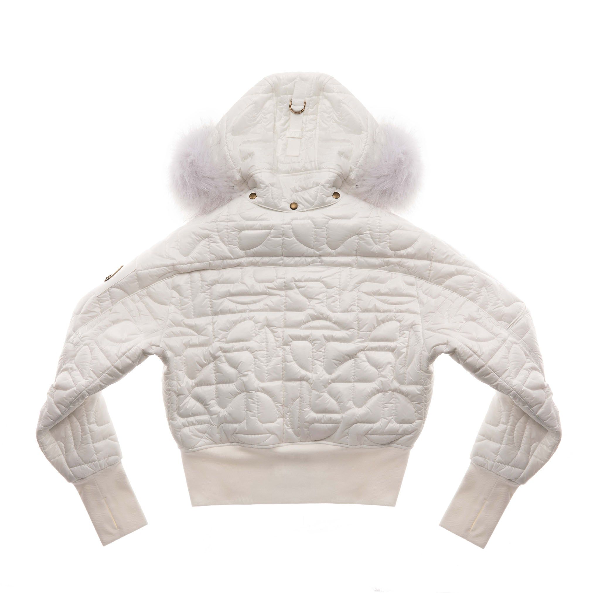 Moose Knuckles x Telfar Quilted Bomber - Pearl/Fox sold by Telfar product image thumbnail 2