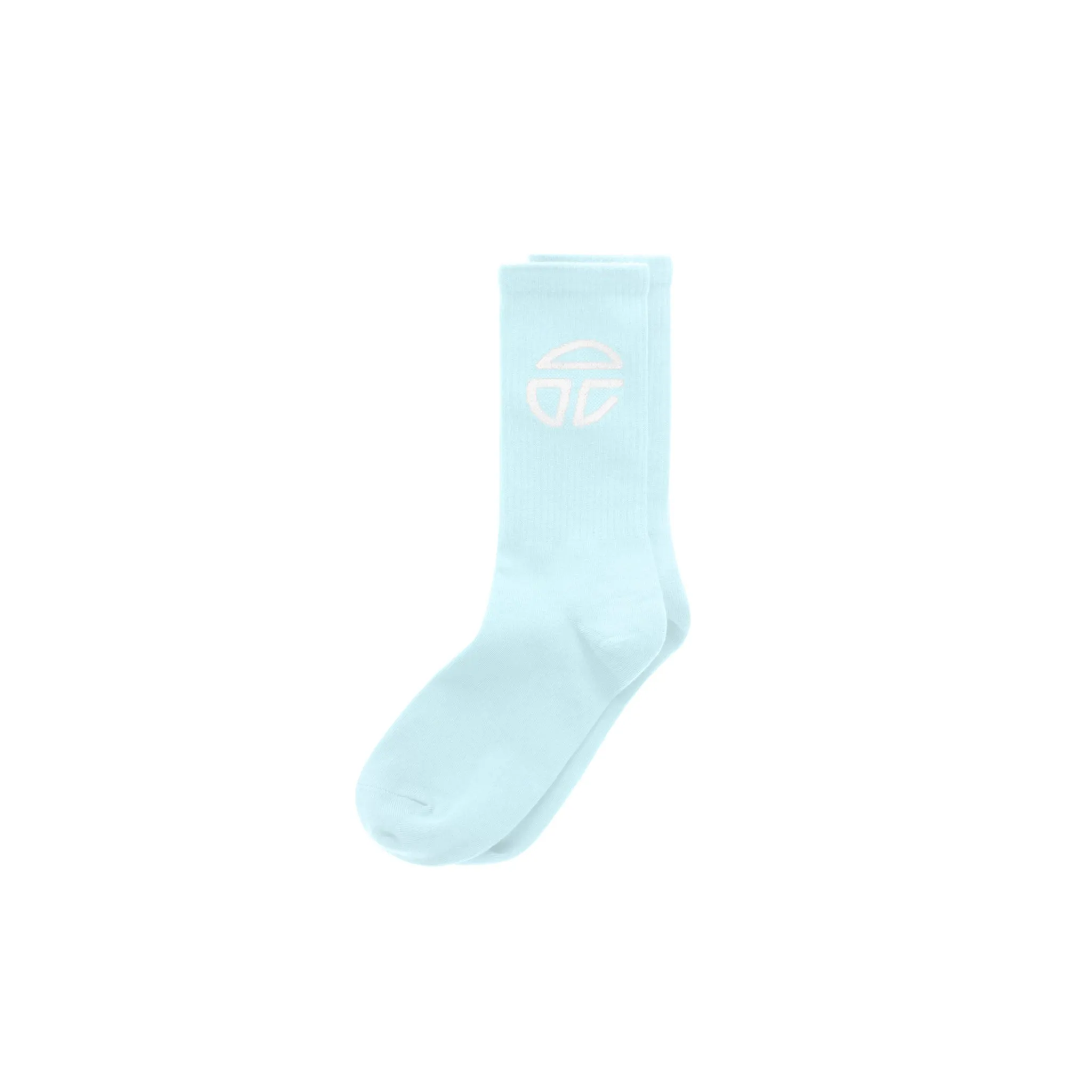 Athletic Logo Socks - Pool Blue sold by Telfar