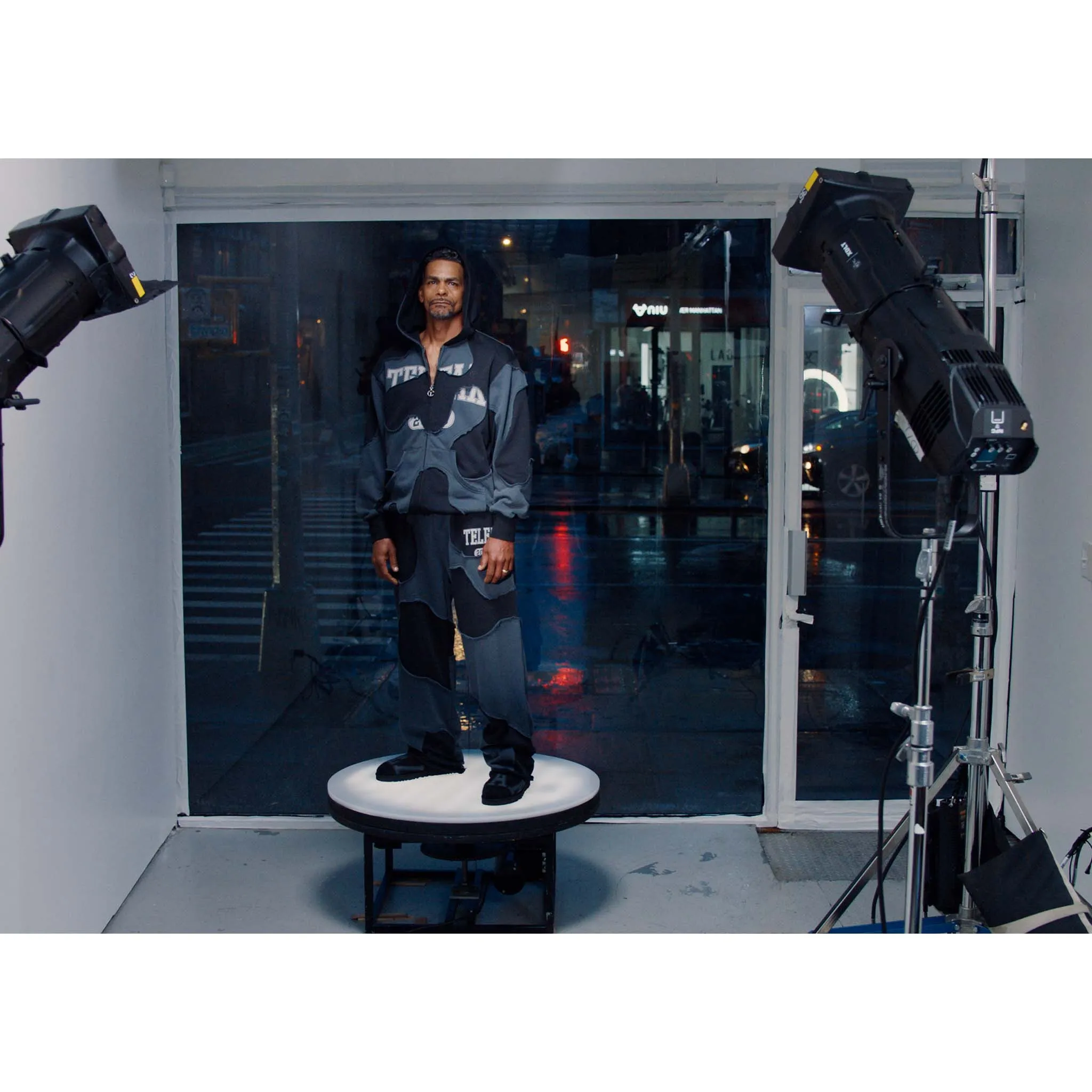 Camo Sweatpant - Black/Off-Black sold by Telfar product image thumbnail 4