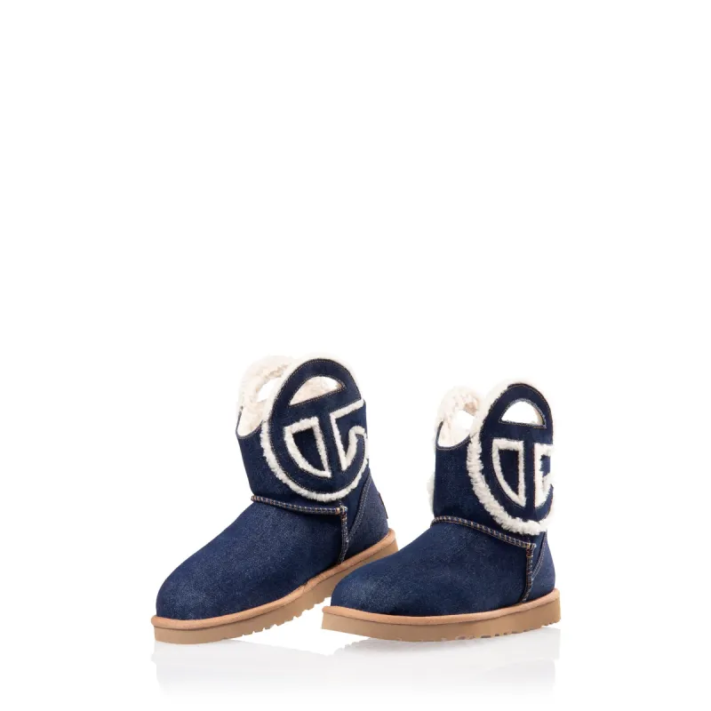 UGG X TELFAR Logo Mini Boot - Denim sold by Telfar
