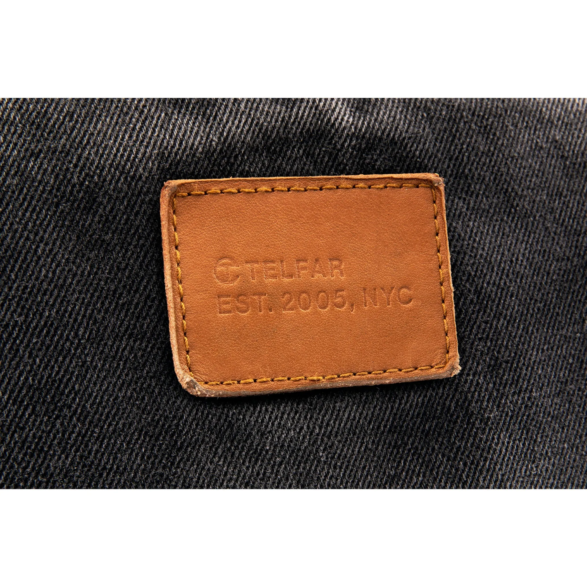 Large Denim Shopper - Distressed Black sold by Telfar product image thumbnail 5