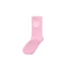 Athletic Logo Socks - Bubblegum sold by Telfar