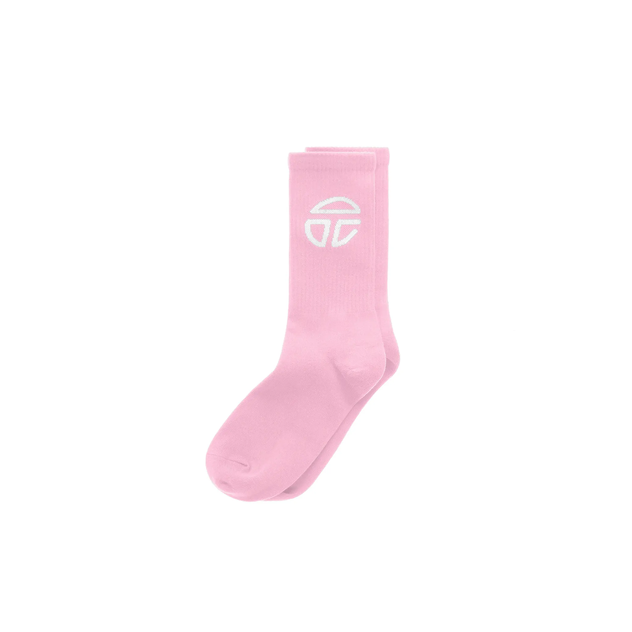 Athletic Logo Socks - Bubblegum sold by Telfar