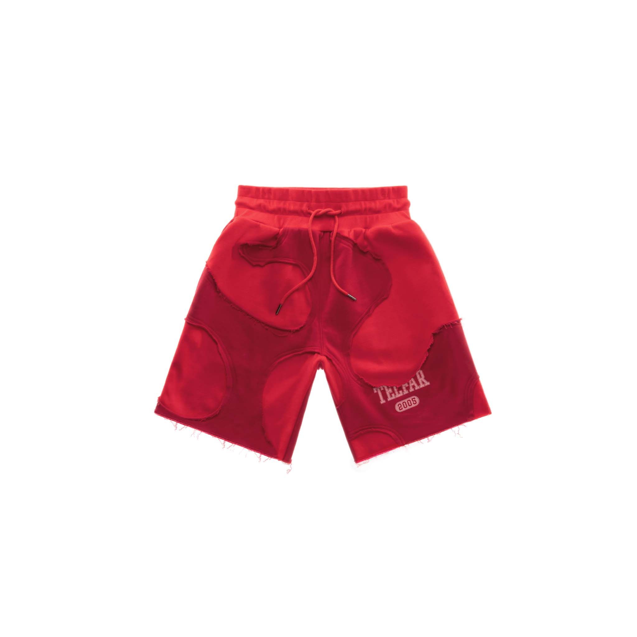 Camo Sweatshort - Red sold by Telfar