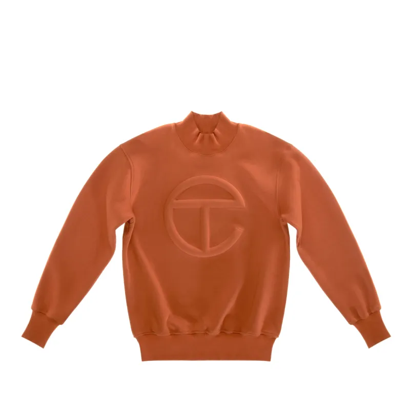 Embossed Mockneck - Tan made by Telfar