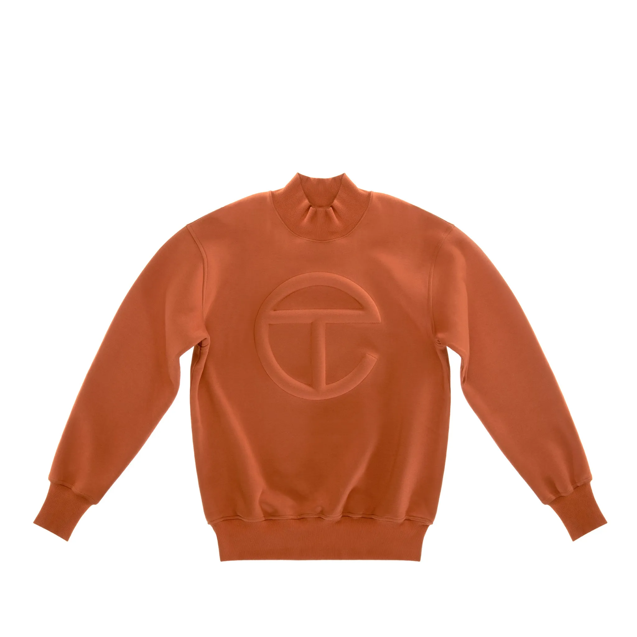 Embossed Mockneck - Tan sold by Telfar