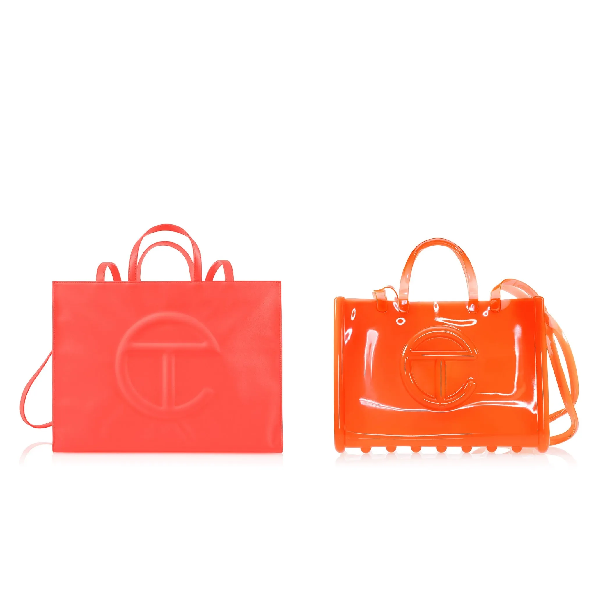 Melissa X Telfar Large Jelly Shopper - Orange sold by Telfar product image thumbnail 5