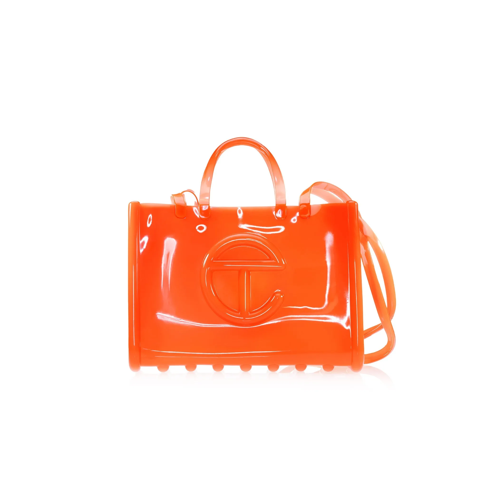 Melissa X Telfar Large Jelly Shopper - Orange sold by Telfar