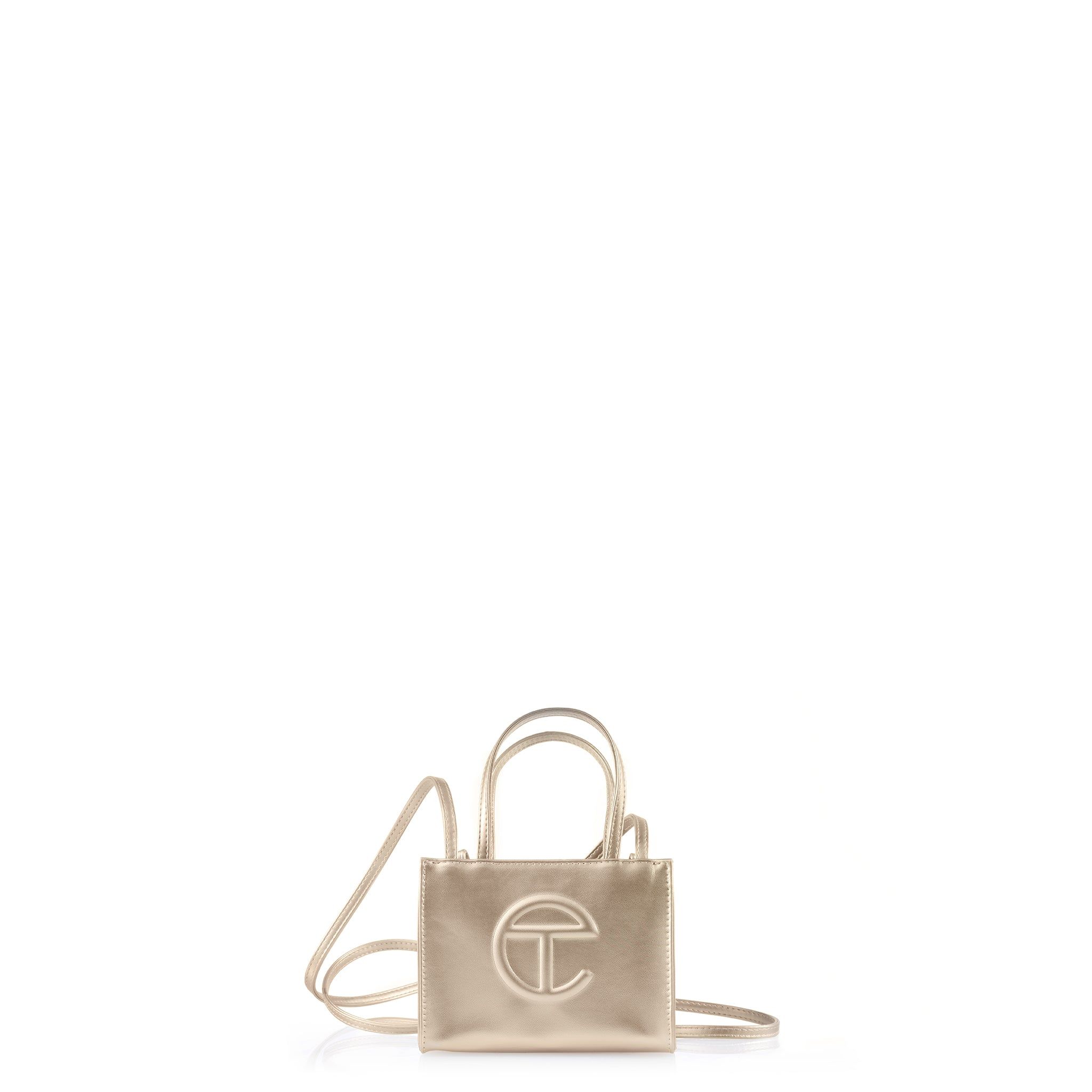 Small Shopping Bag - Gold sold by Telfar