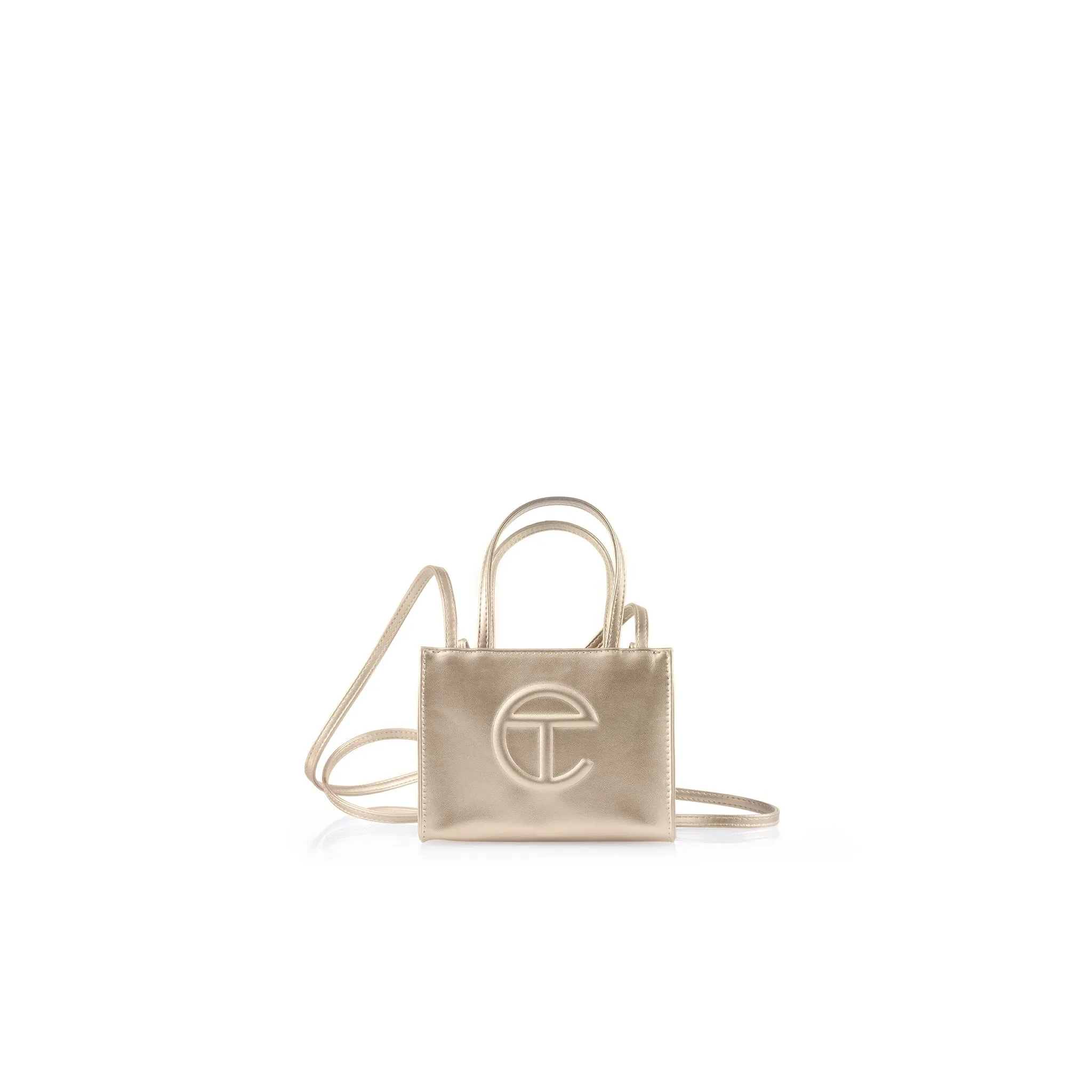 Small Shopping Bag - Gold sold by Telfar