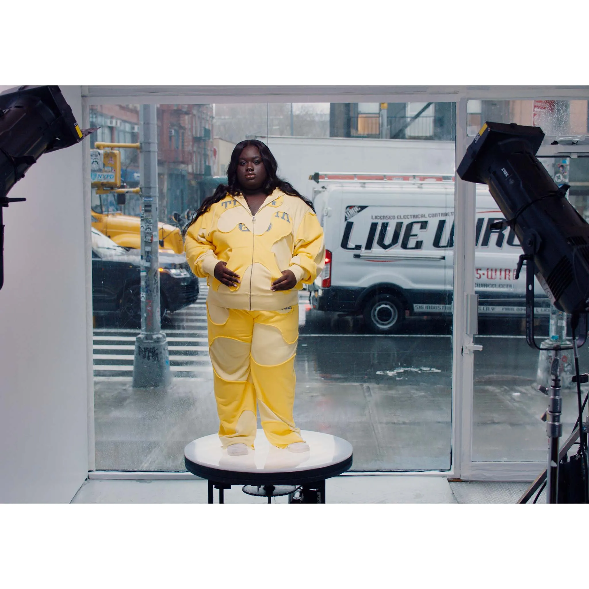 Camo Hoodie - Yellow sold by Telfar product image thumbnail 4