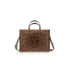Medium Jacquard Shopper - Chocolate Monogram sold by Telfar