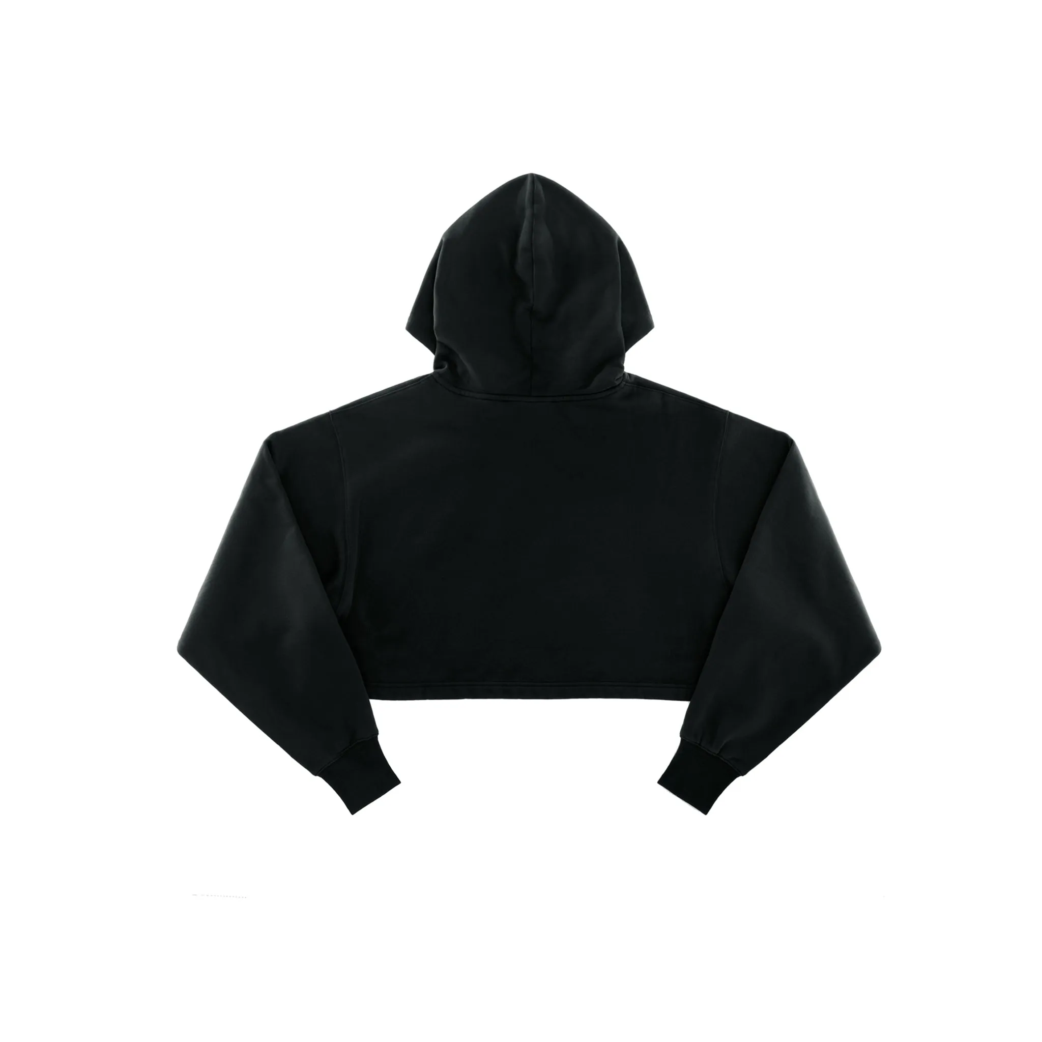 Crop Hoodie - Black sold by Telfar product image thumbnail 3