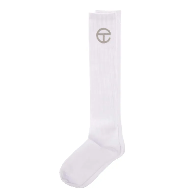 Telfar Logo Socks - White sold by Telfar