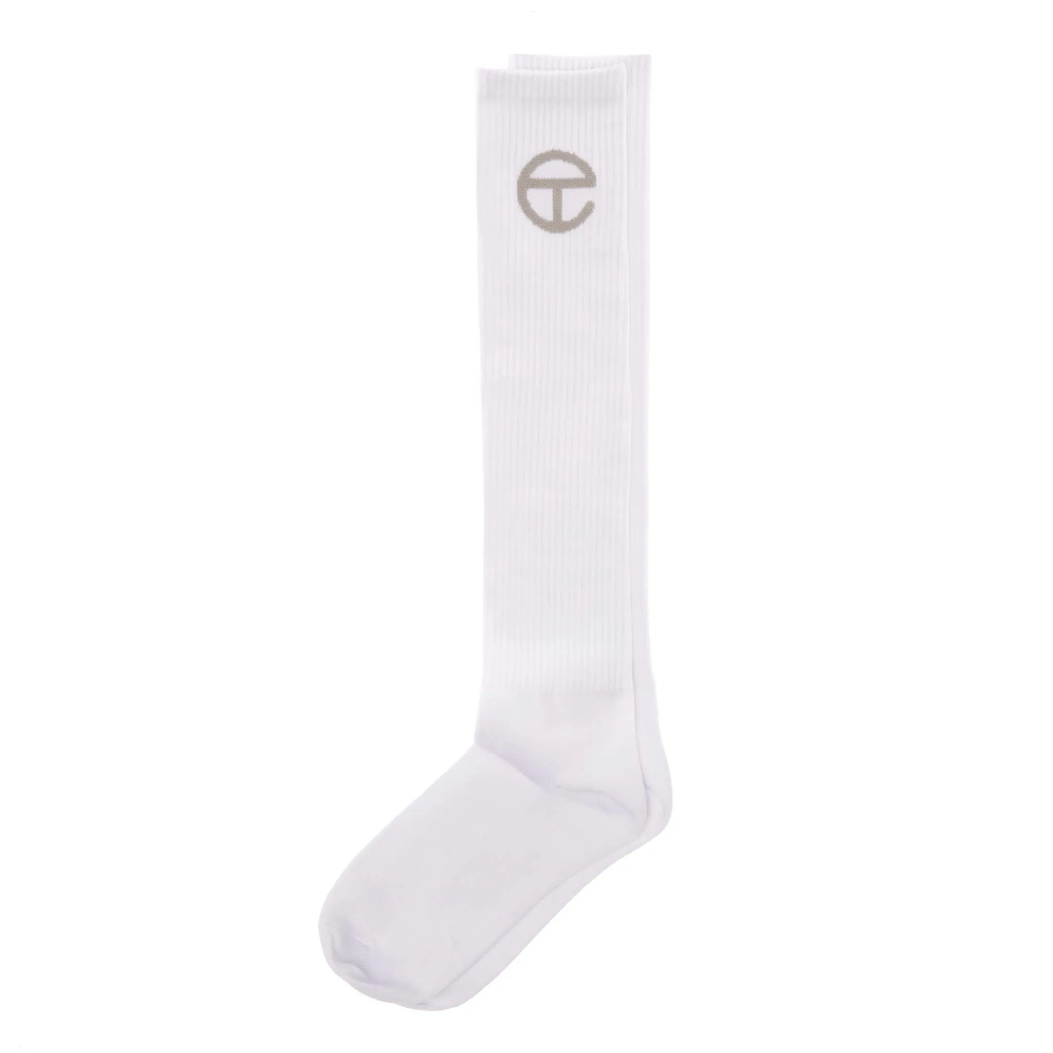 Telfar Logo Socks - White sold by Telfar