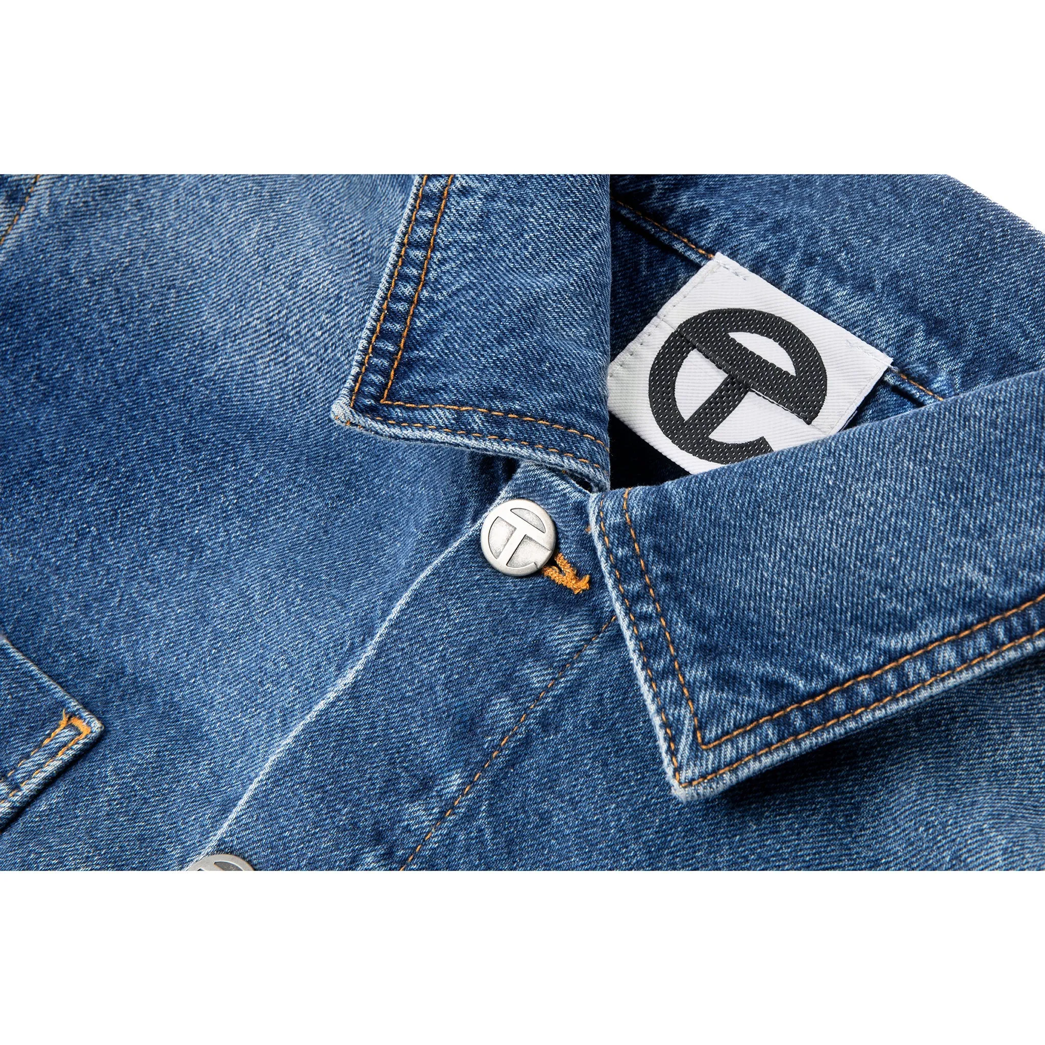 Cropped Detachable Jean Jacket - Blue sold by Telfar product image thumbnail 5