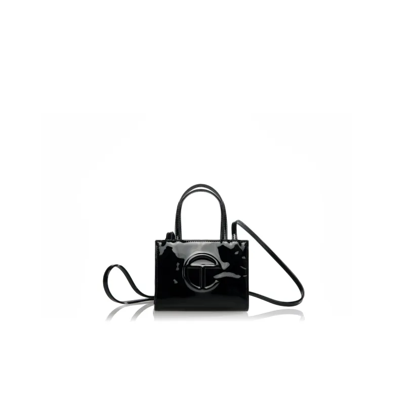 Small Shopping Bag - Black Patent sold by Telfar