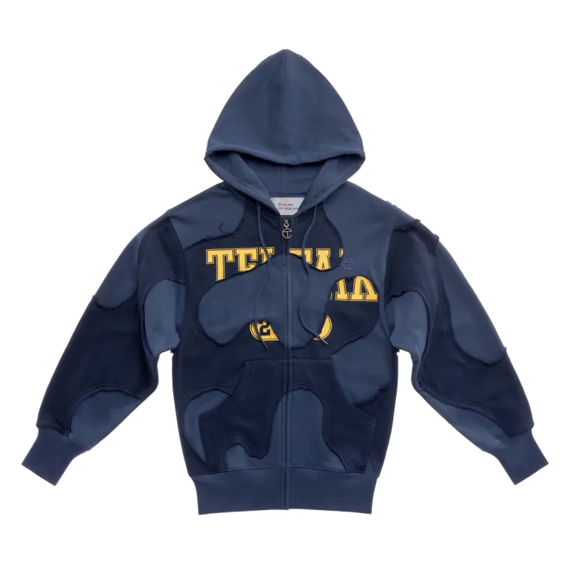 Camo Hoodie - Navy sold by Telfar