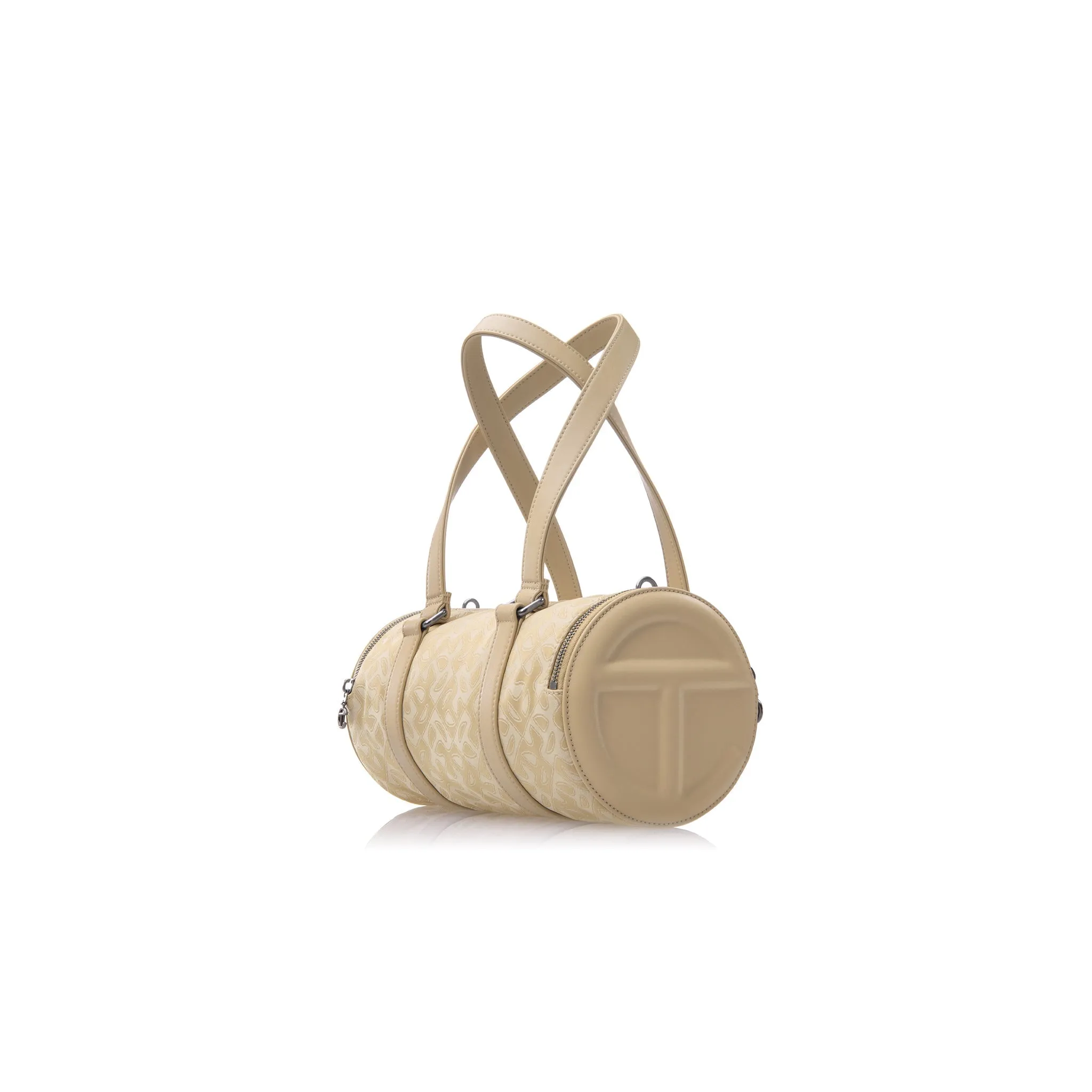 Medium Jacquard Telfar Duffle - Cream Monogram sold by Telfar