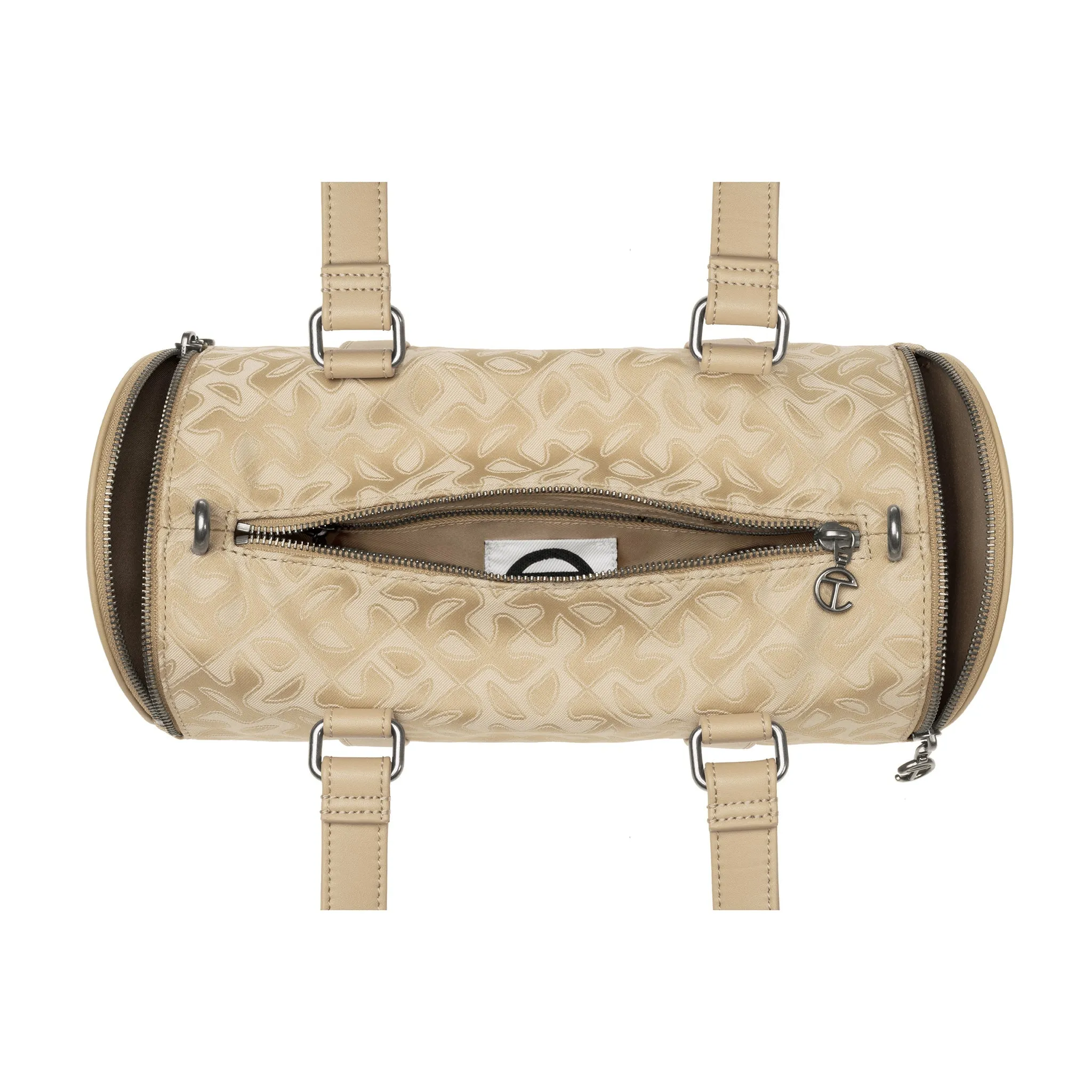 Medium Jacquard Telfar Duffle - Cream Monogram sold by Telfar product image thumbnail 4