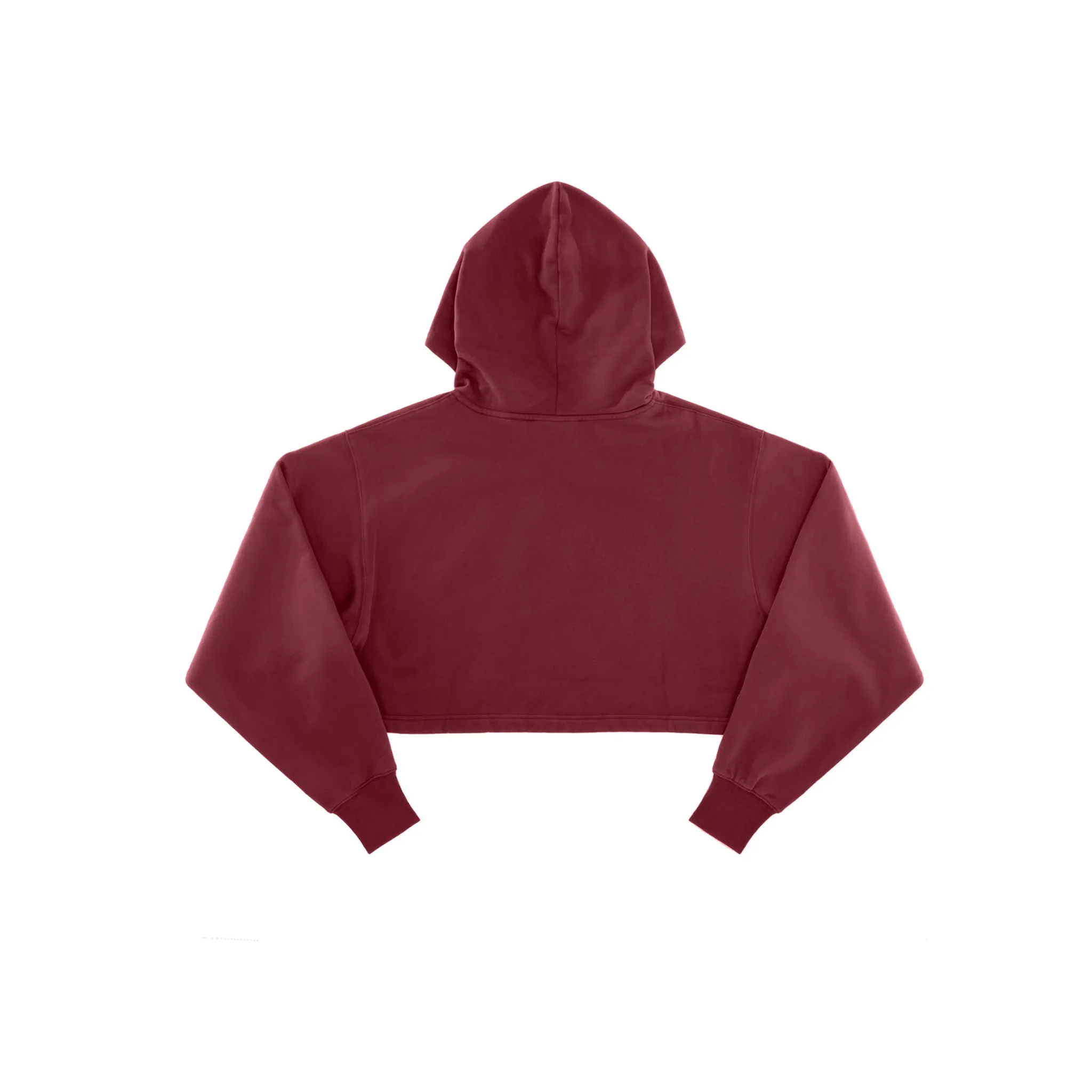 Crop Hoodie - Oxblood sold by Telfar product image thumbnail 3